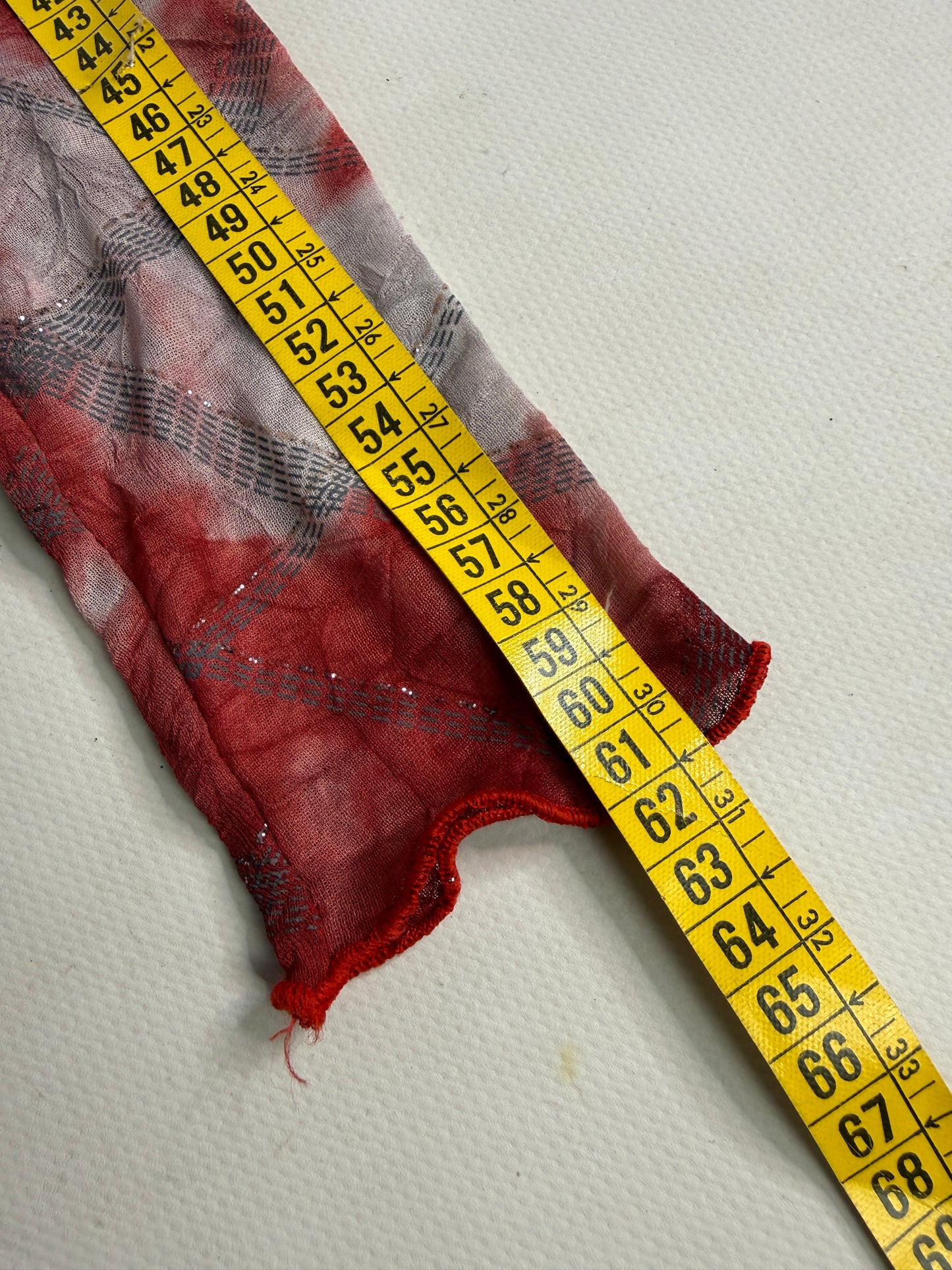 Vintage mesh long sleeve top