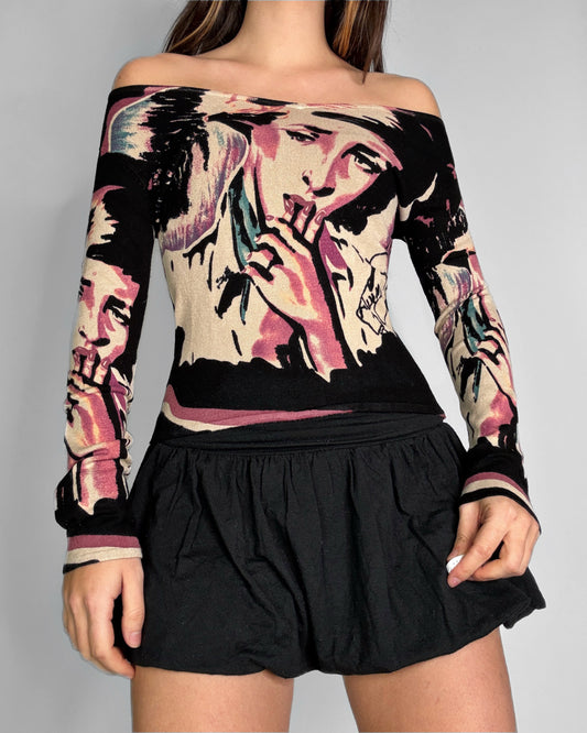 Vintage graphic sweater