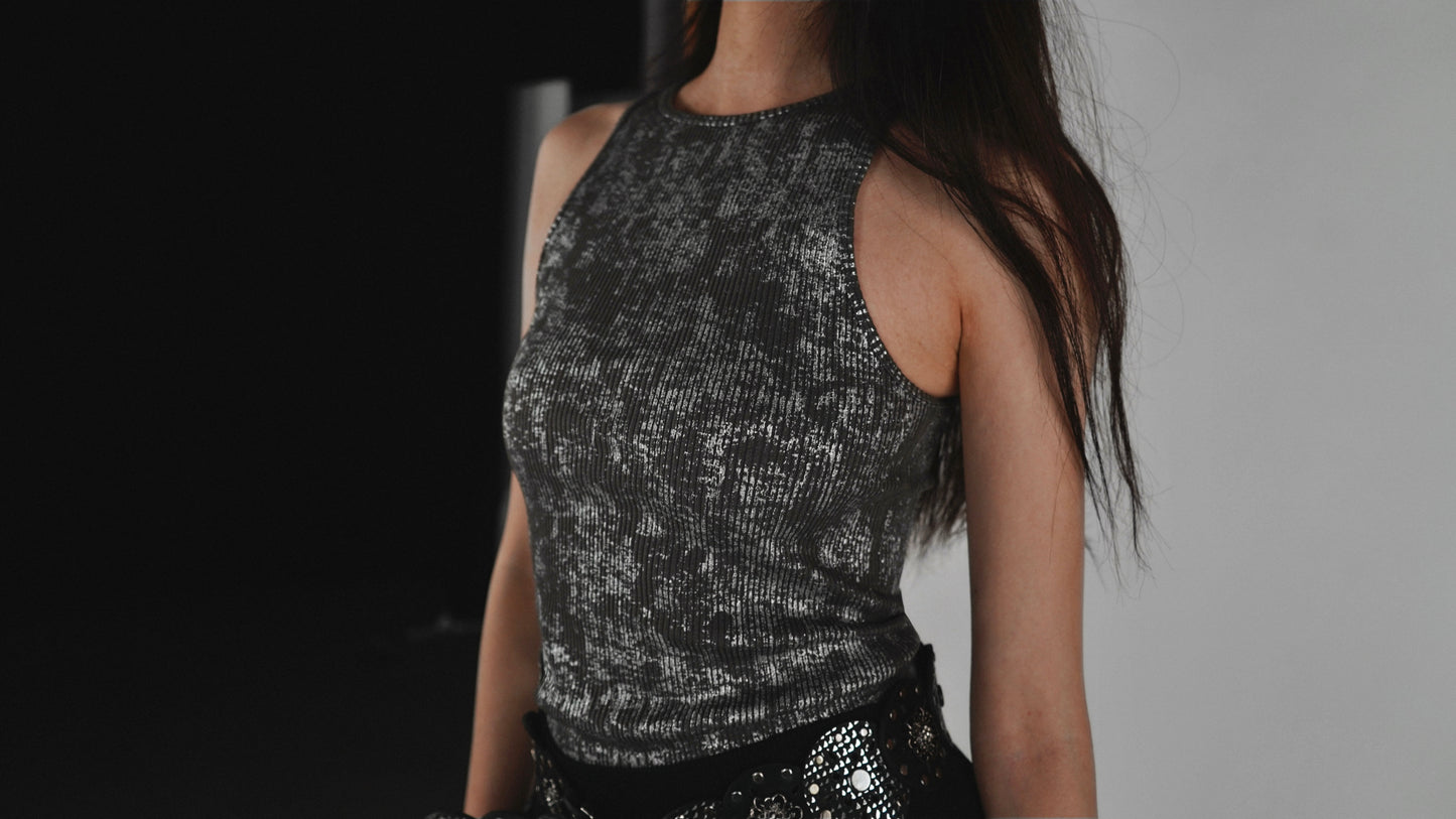 Y2K cyber grunge top
