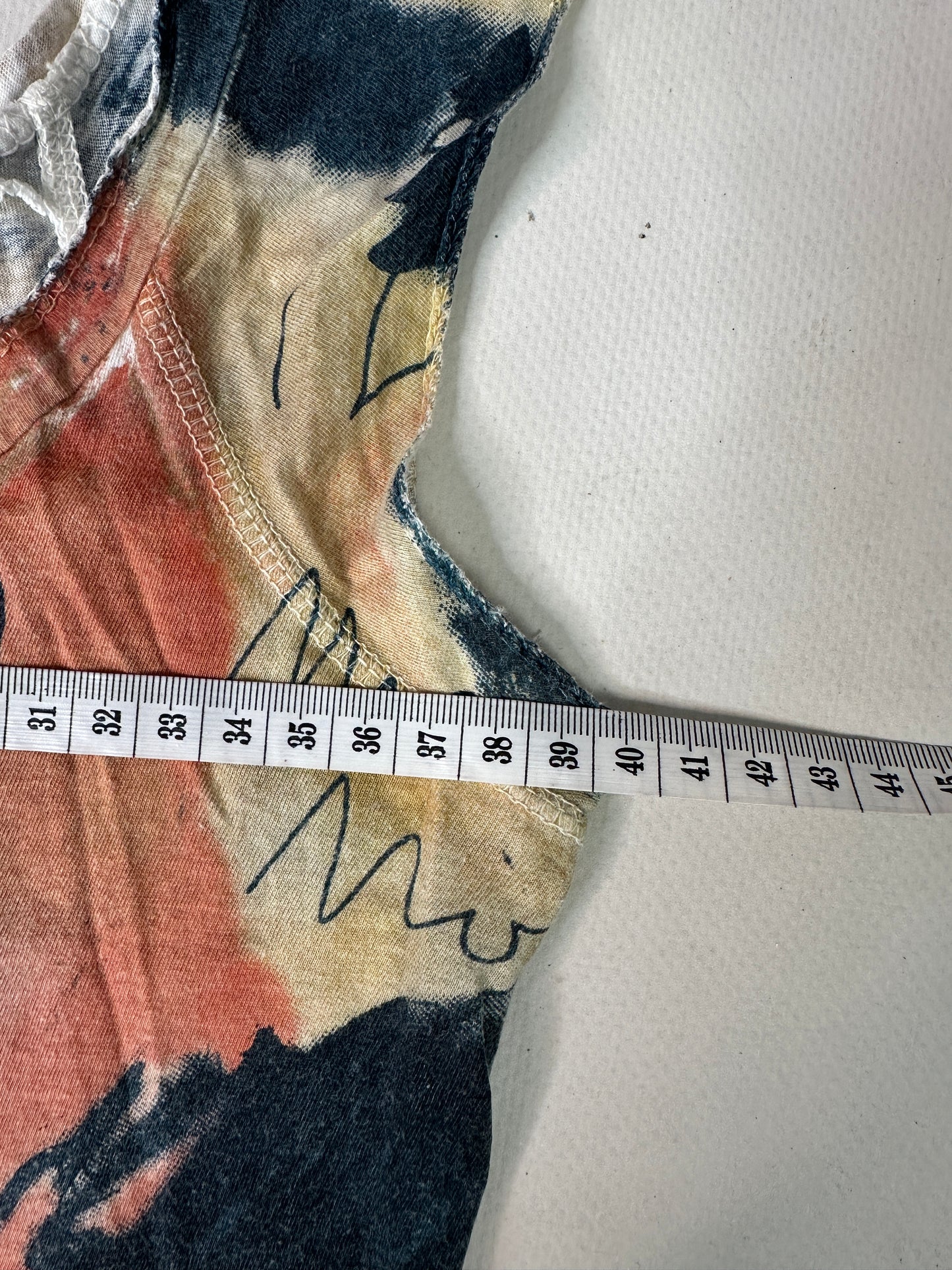 Vintage maximalist graphic top