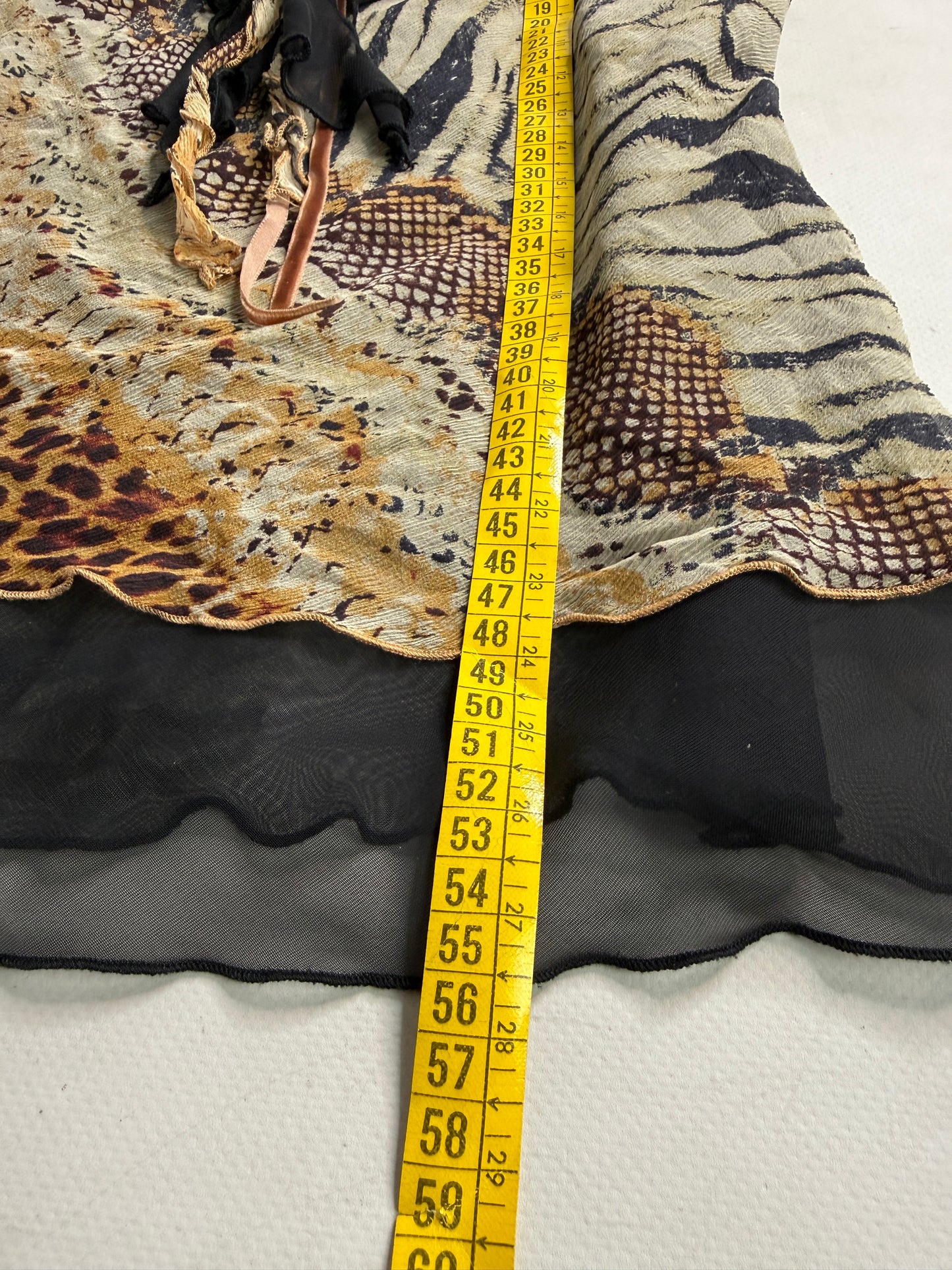 Vintage animal print top