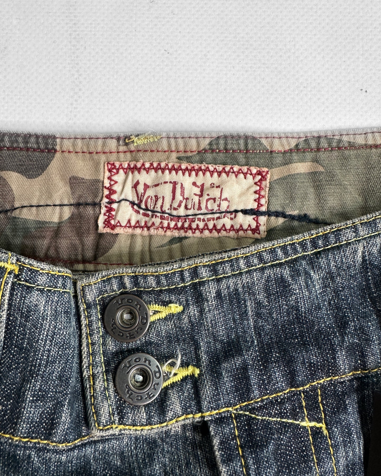 Vintage Von Dutch Mini Skirt 2000s