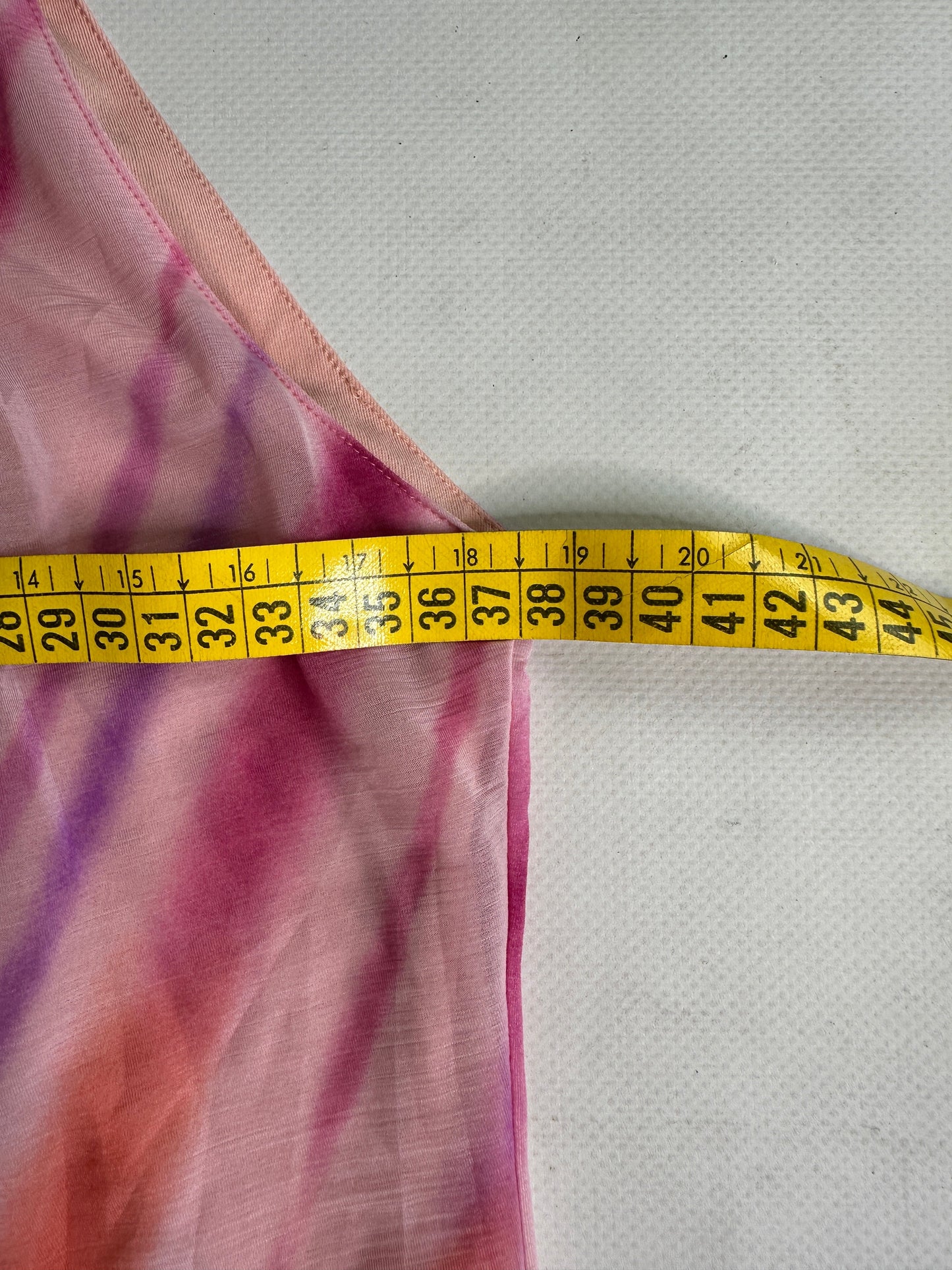 Vintage Y2K summer pink striped halter top
