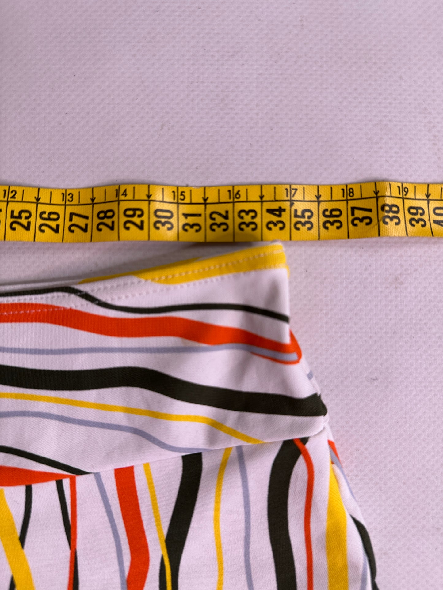 Vintage 2000s Striped mini skirt low rise