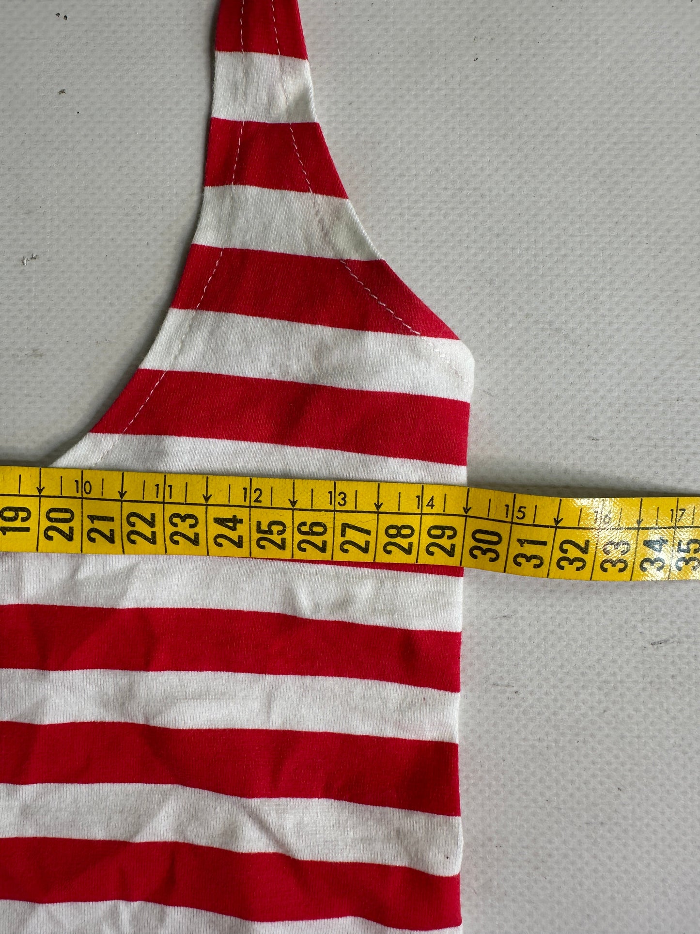 Vintage 2000s Striped halter top nautical style