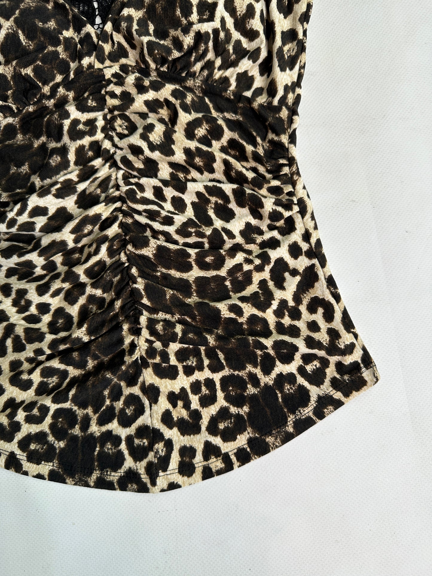 Vintage Y2K animal print top