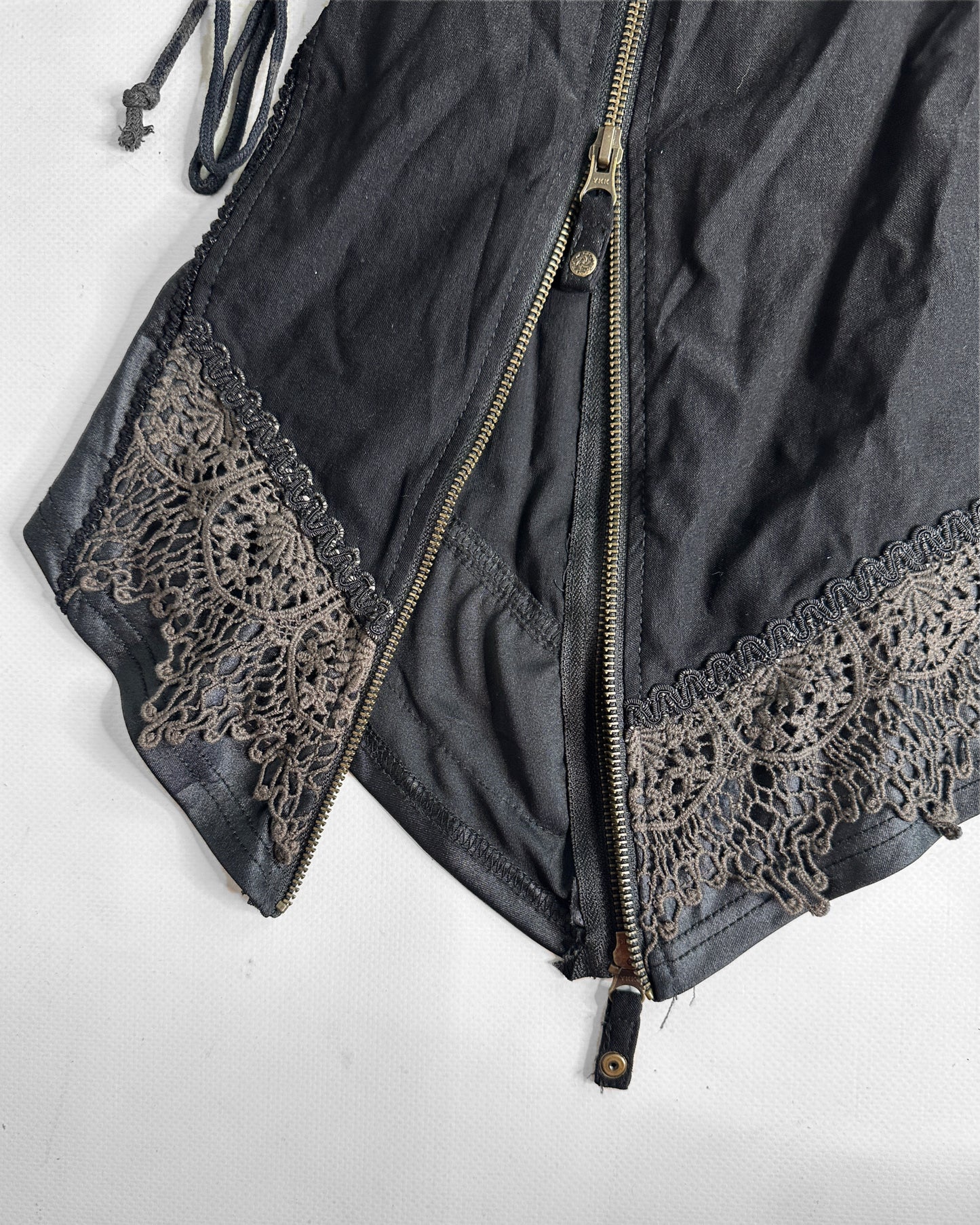 Vintage 2000s goth asymmetric skirt