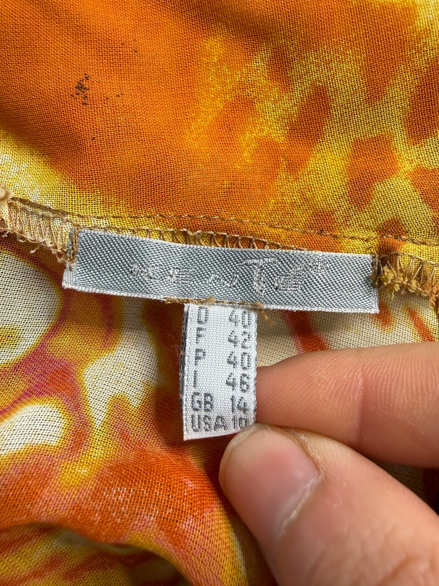 2000s graphic backless top