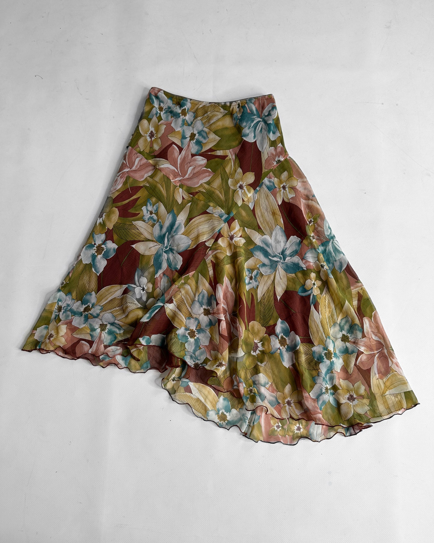 Vintage 2000s long floral skirt