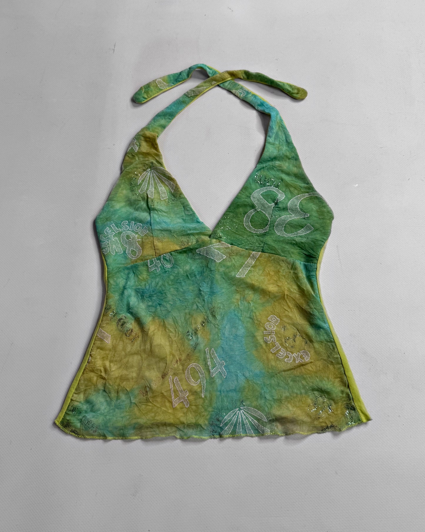 2000s eurosummer halter top