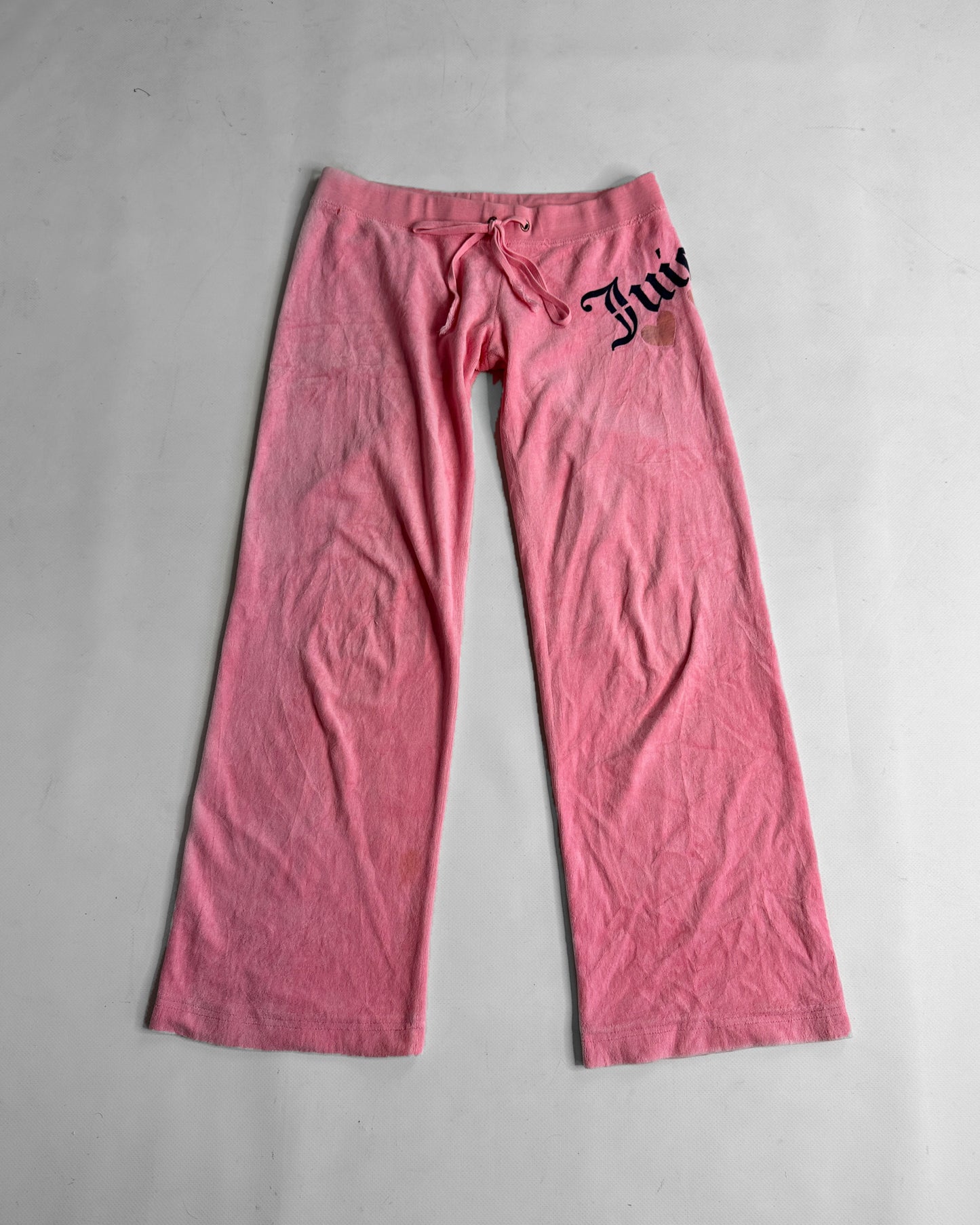 Black Juicy Couture 2000s Pink Velour Tracksuit