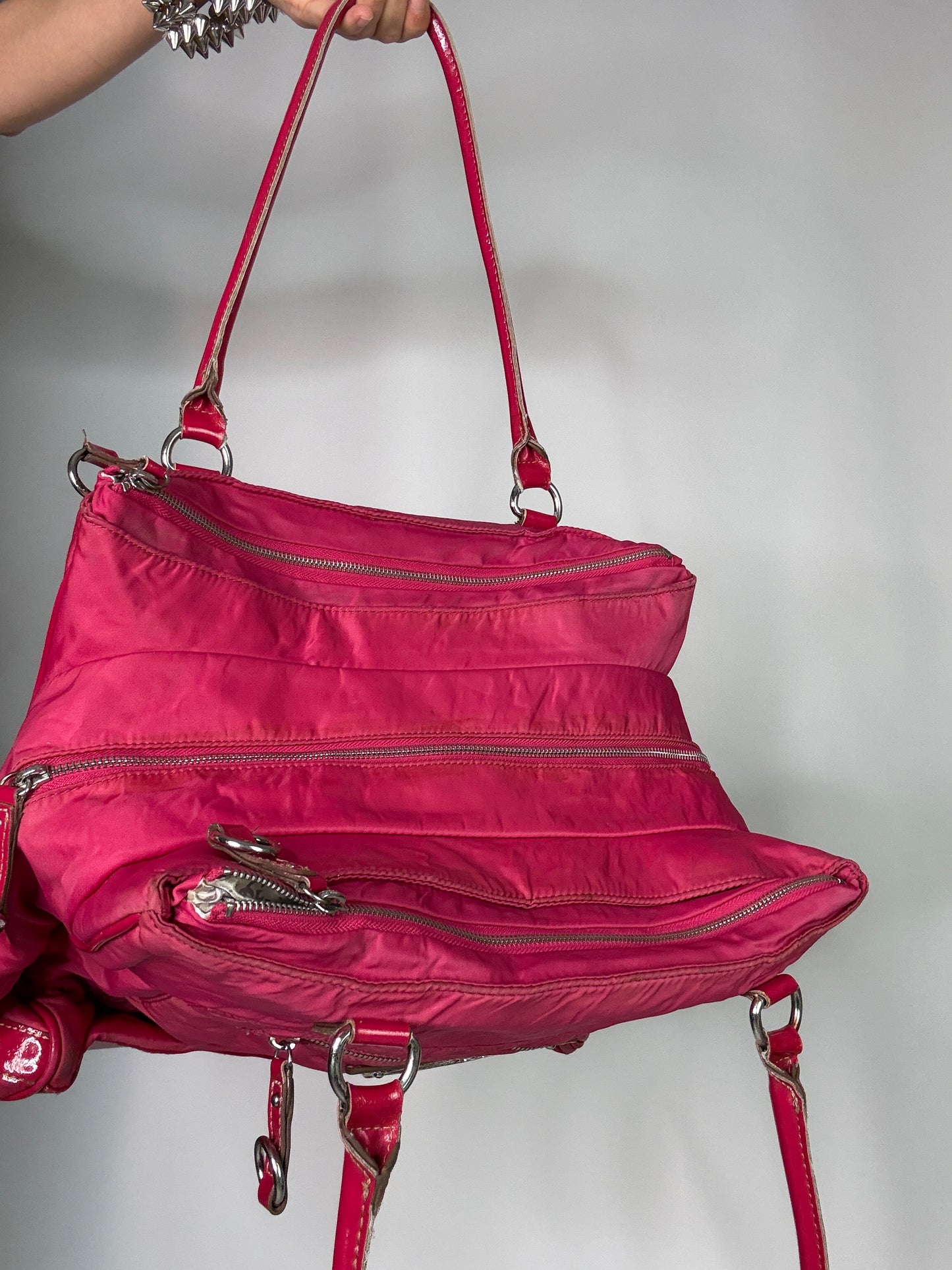 Hot pink Guess Vintage bag