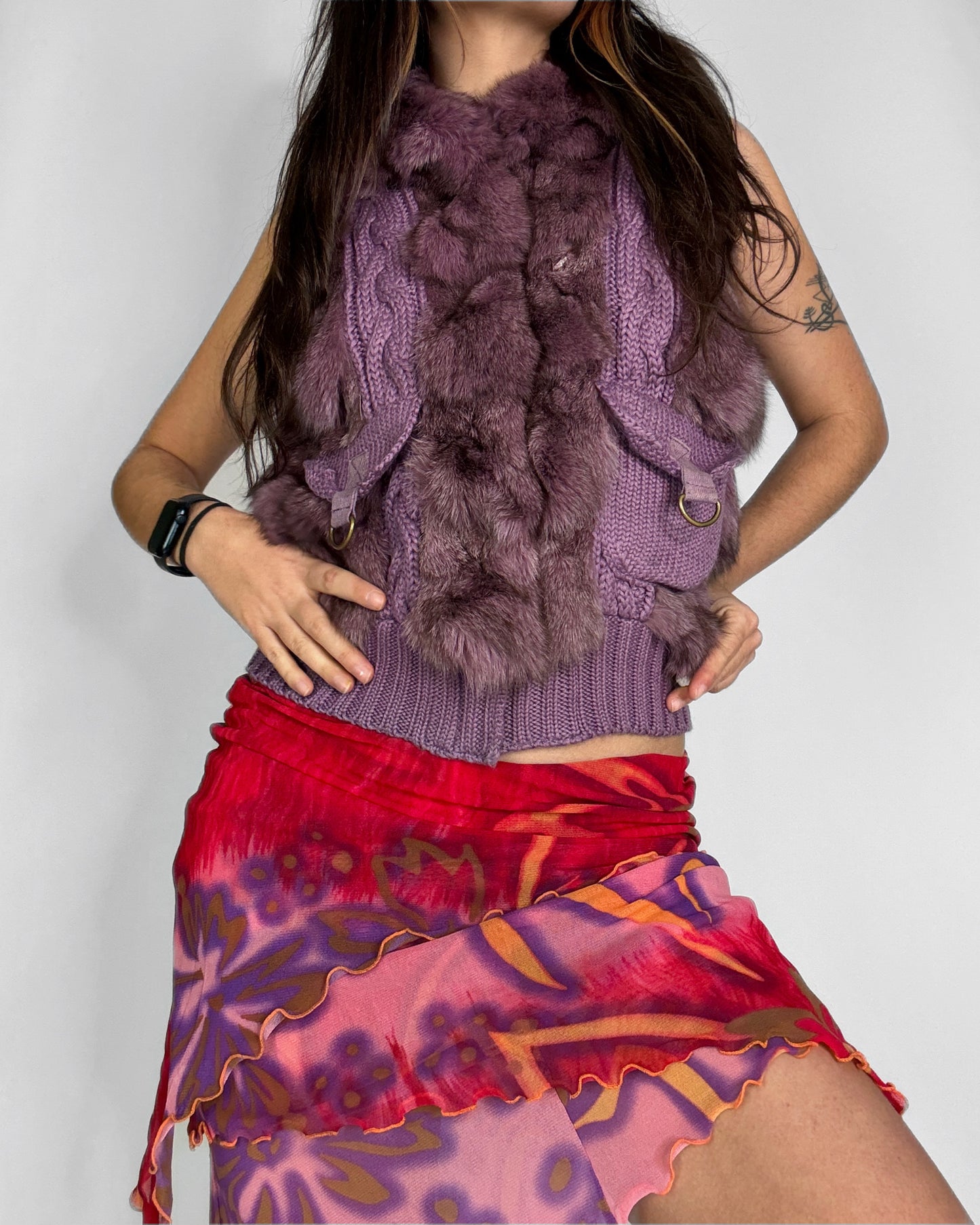 Vintage Real Fur vest