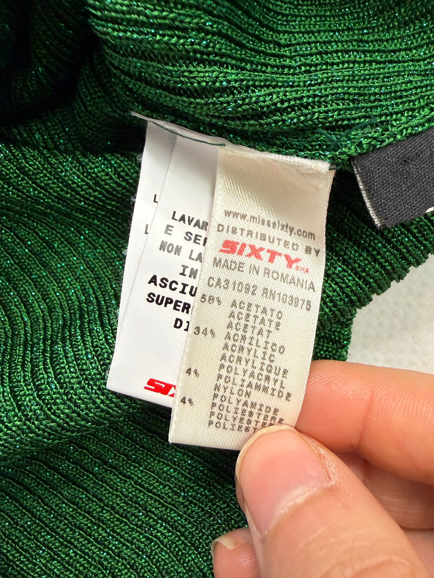 Miss Sixty backless sweater