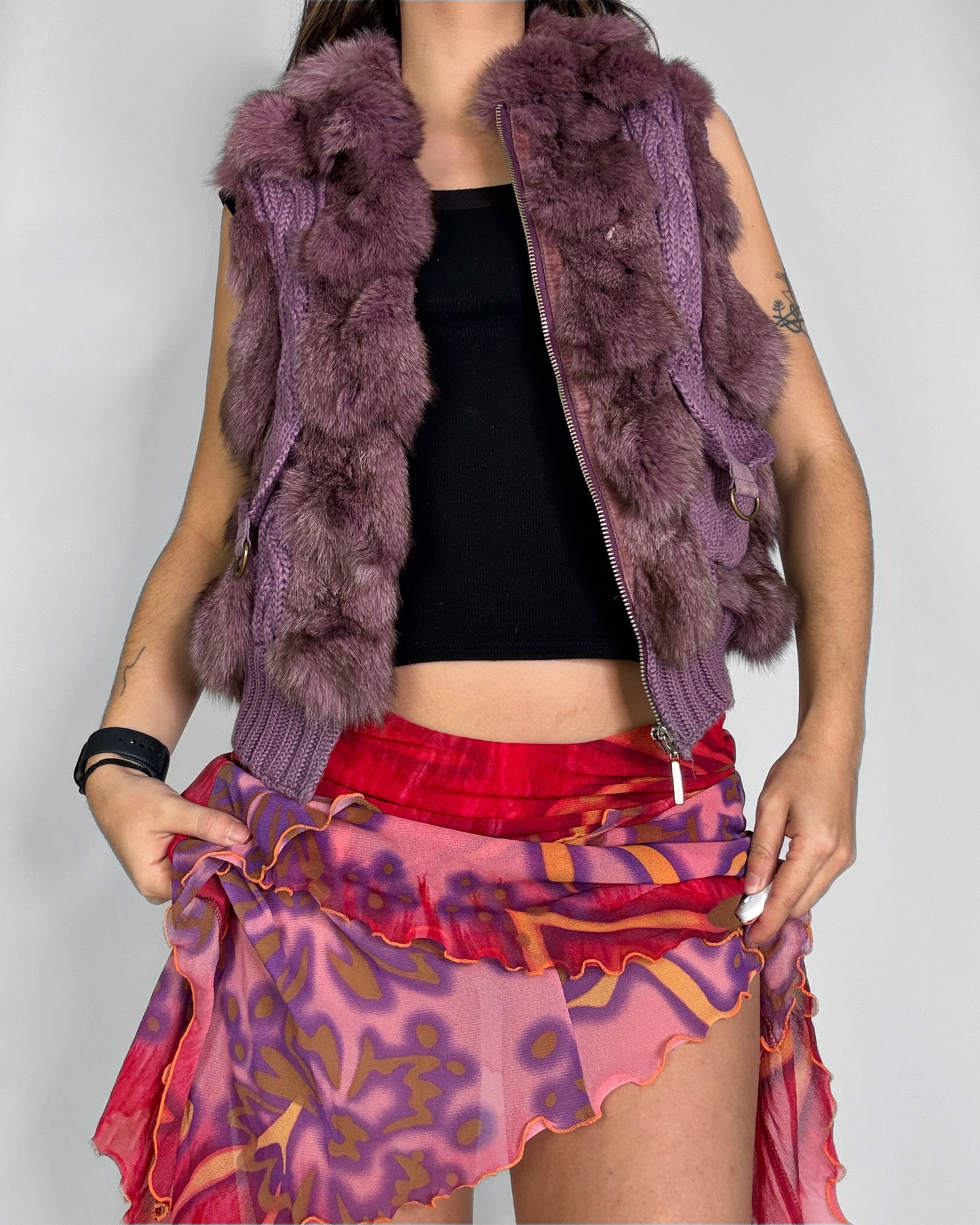 Vintage Real Fur vest