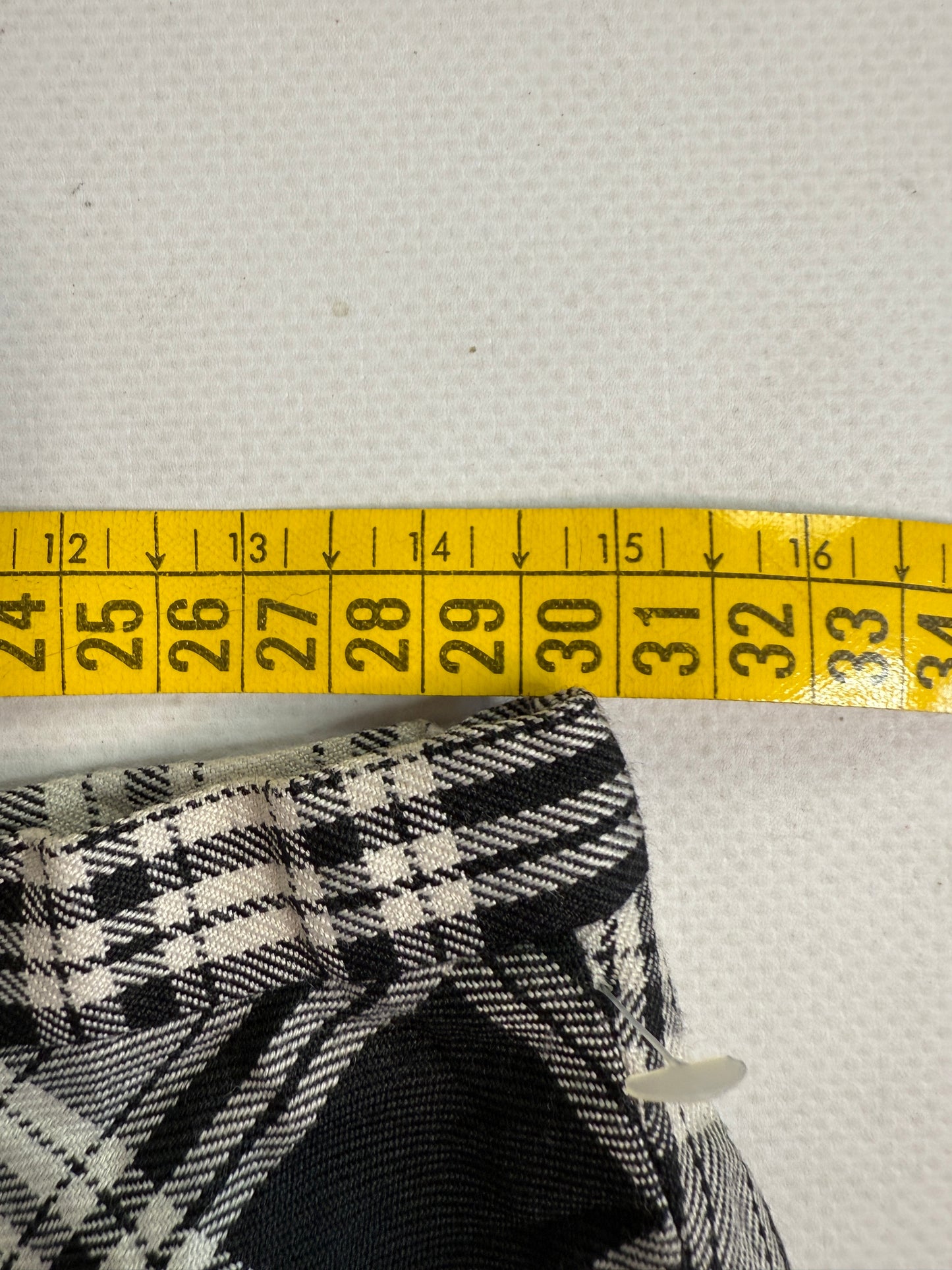 Vintage plaid midi skirt