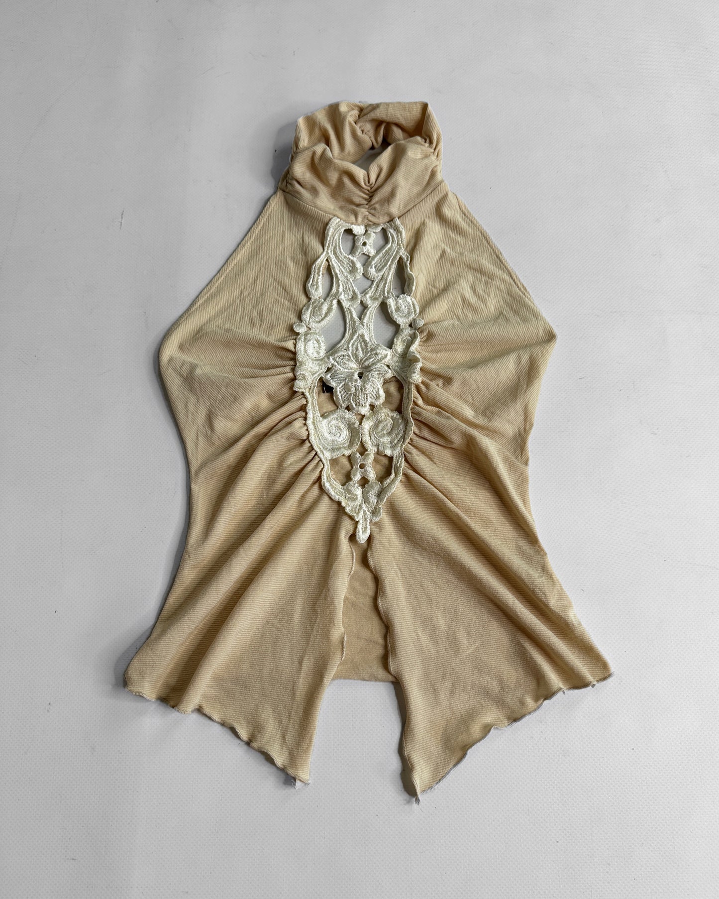 Y2K Boho halter top
