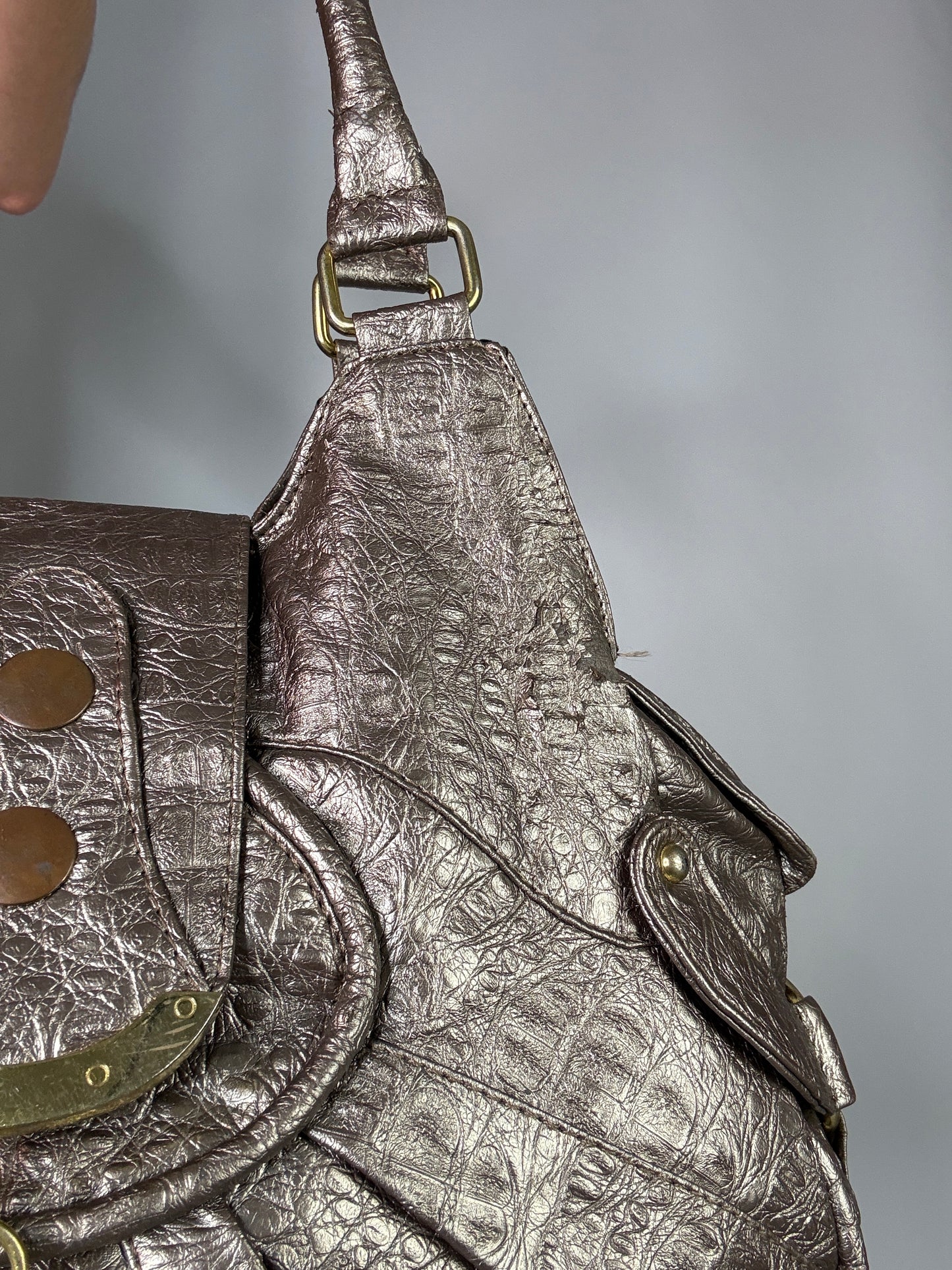 Y2K vintage leather bag