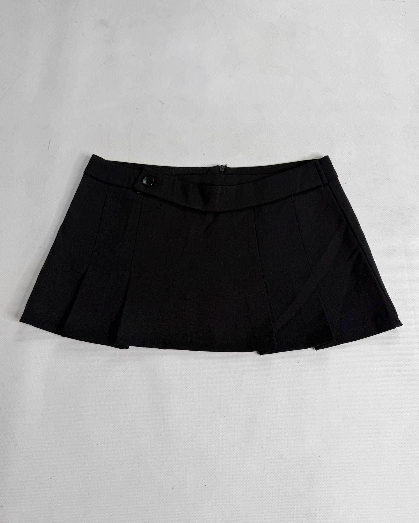 Black office siren mini skirt