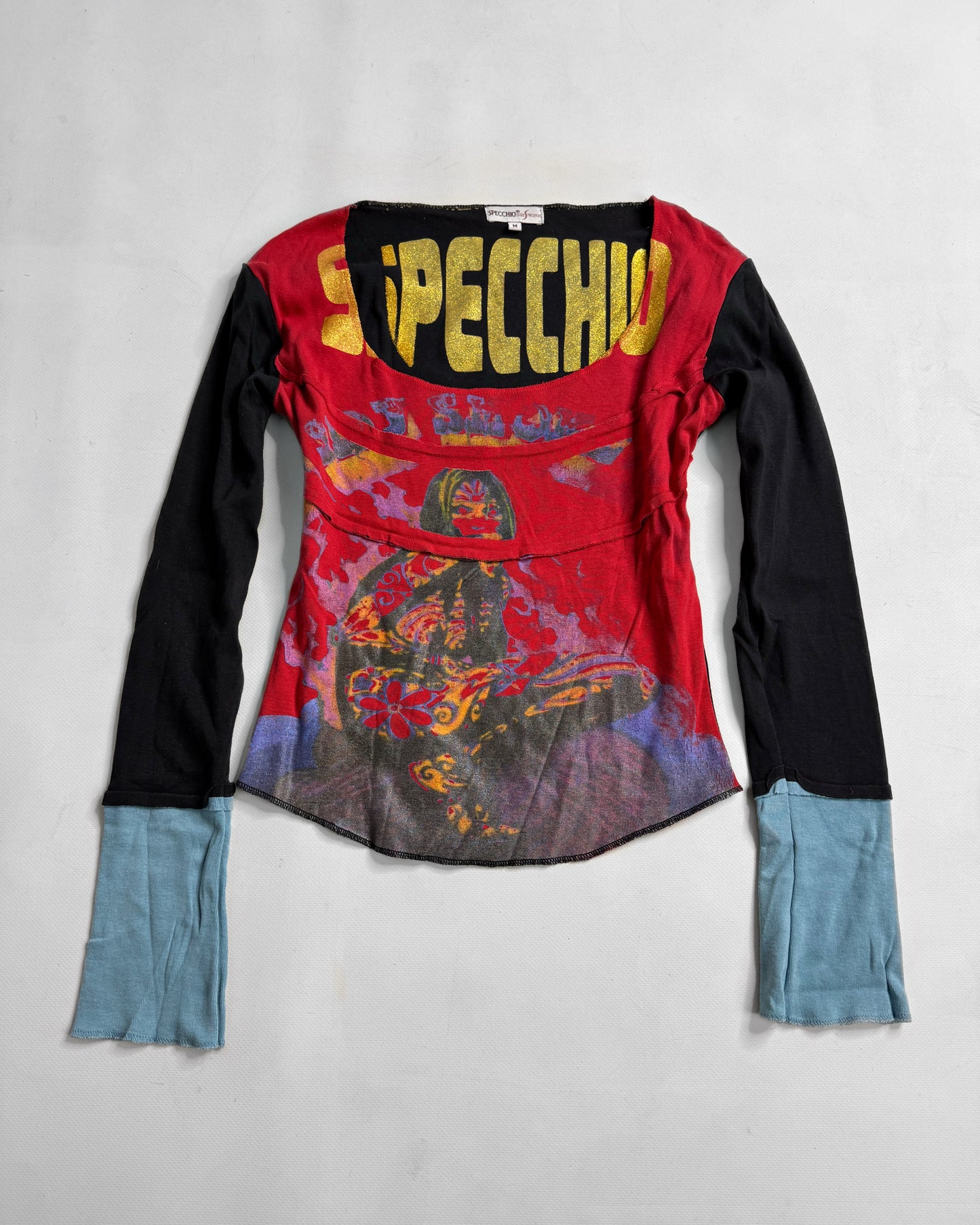 Vintage italian graphic top