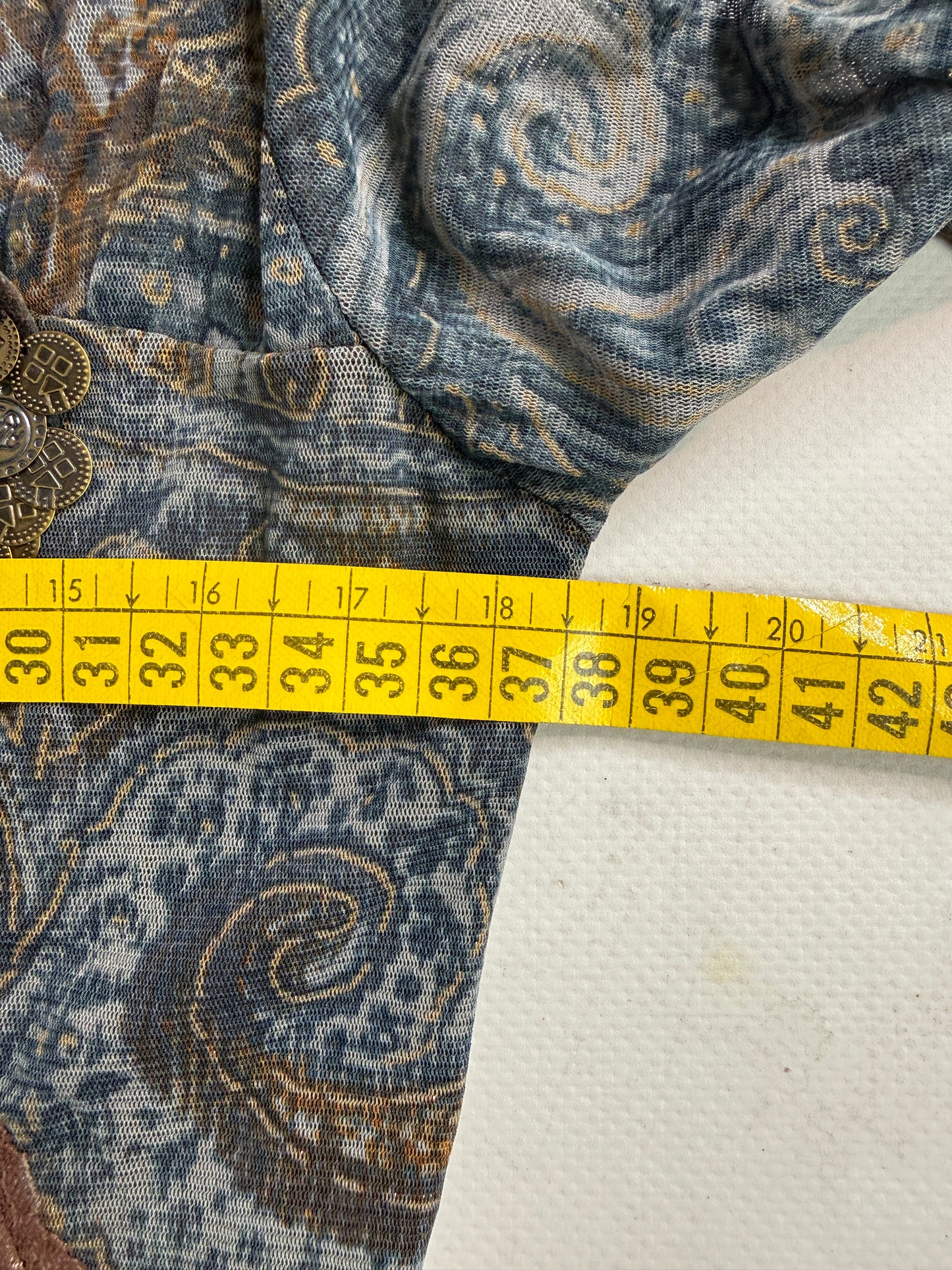 Vintage boho long sleeve top