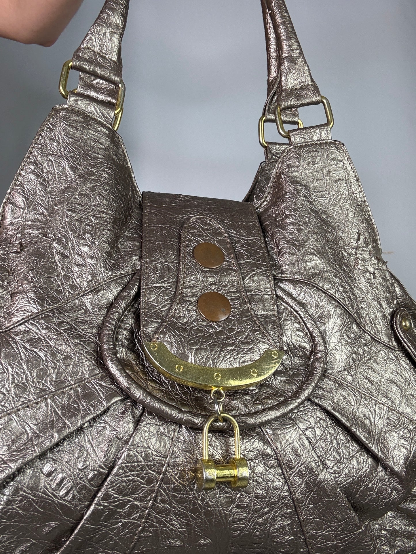 Y2K vintage leather bag