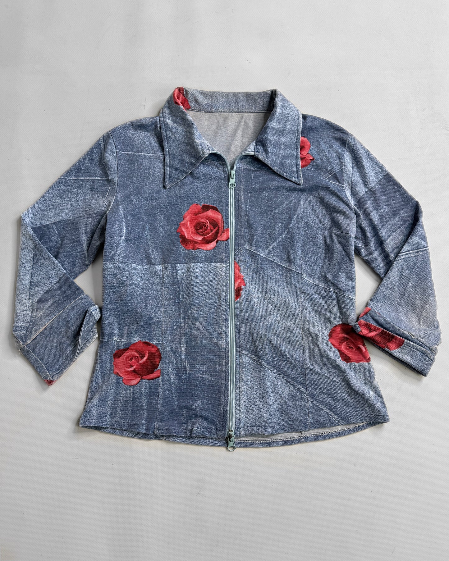 Vintage double zip up Shirt