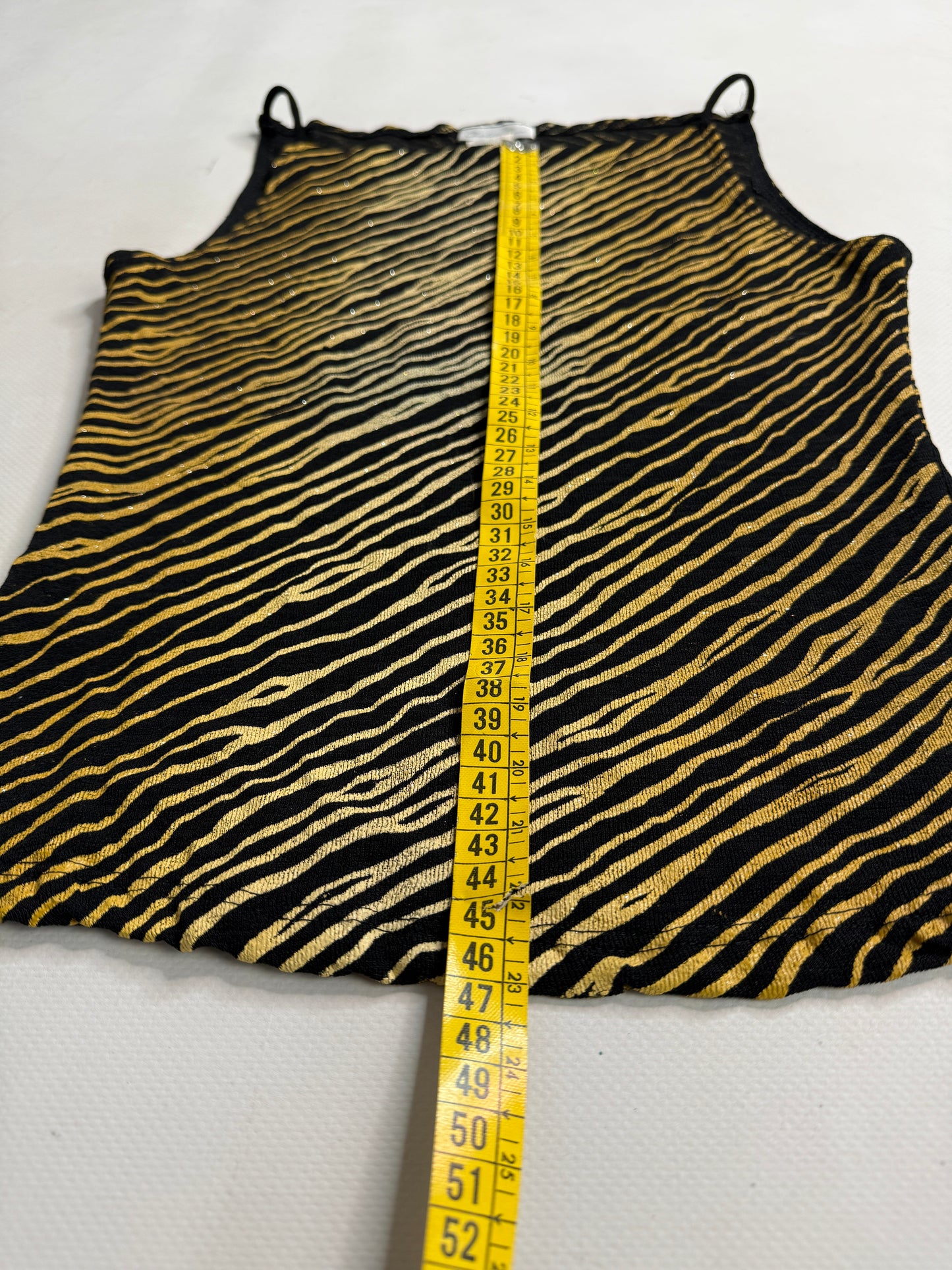 2000s tiger print top