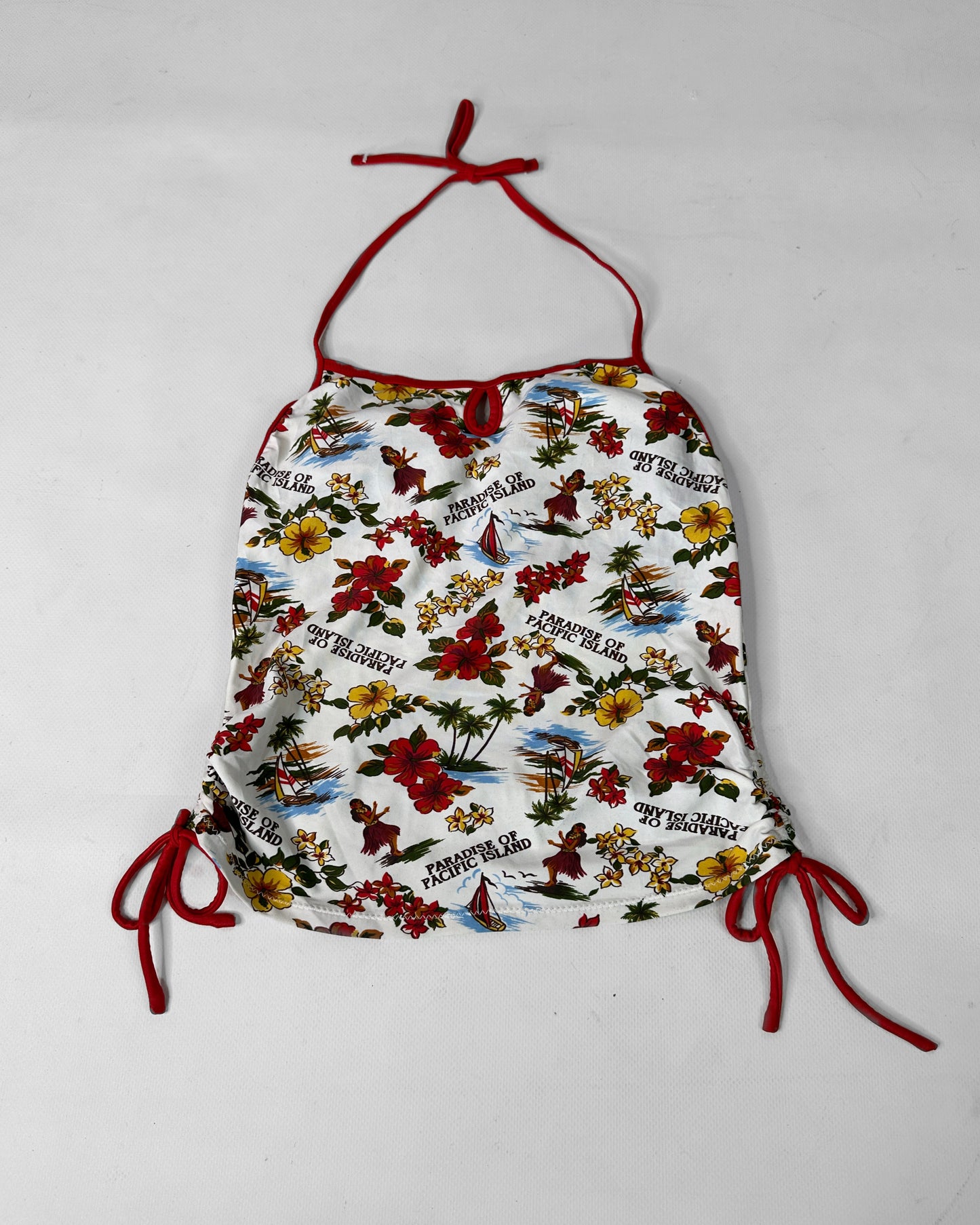 Vintage 2000s halter cami top hawaii