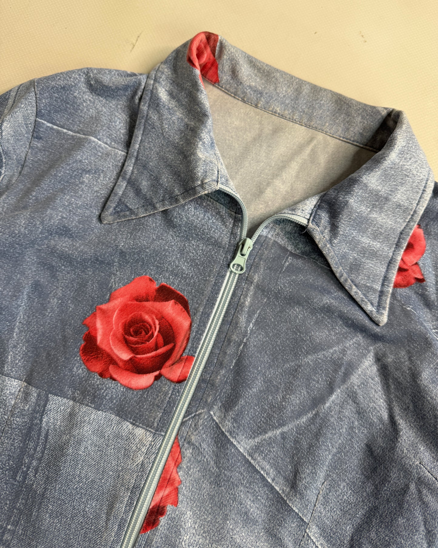 Vintage double zip up Shirt