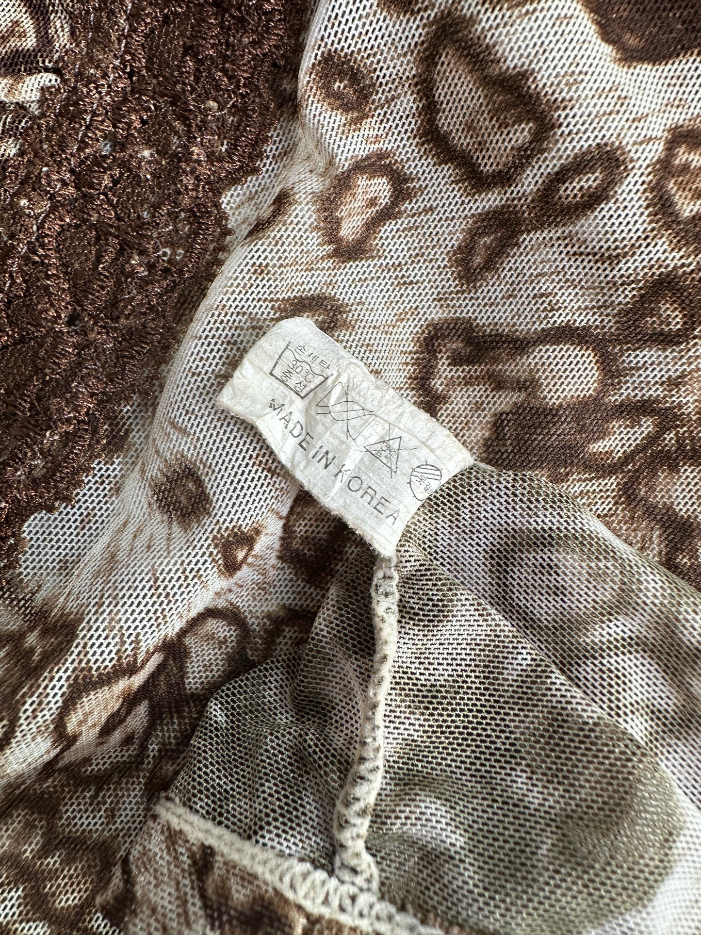 Vintage 2000s mesh top