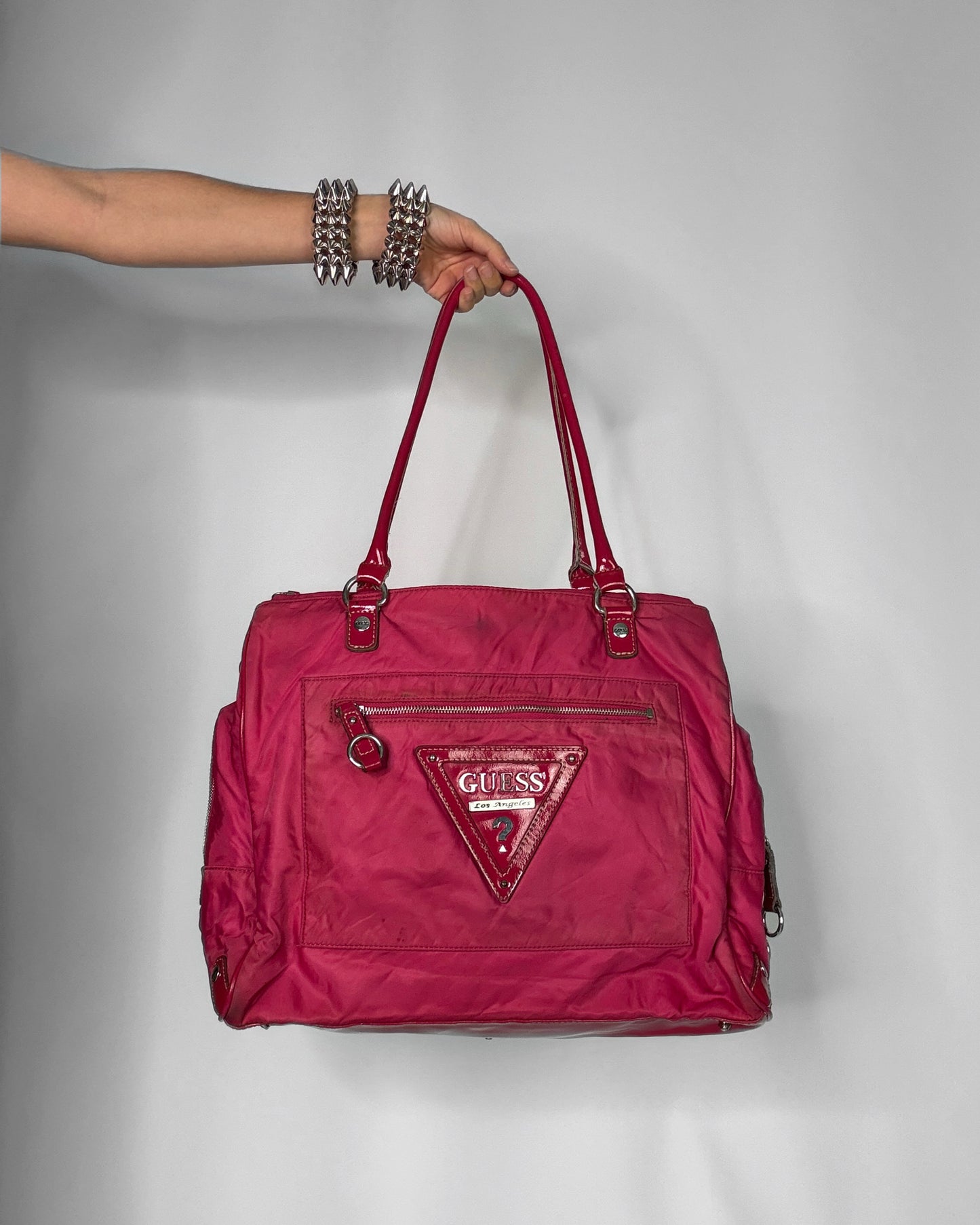 Hot pink Guess Vintage bag