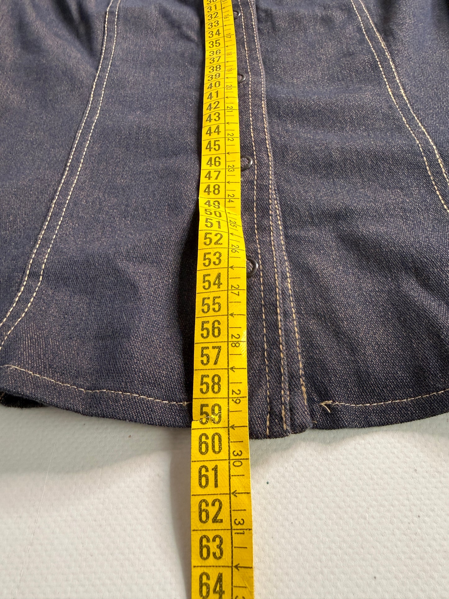Vintage 2000s denim biker
