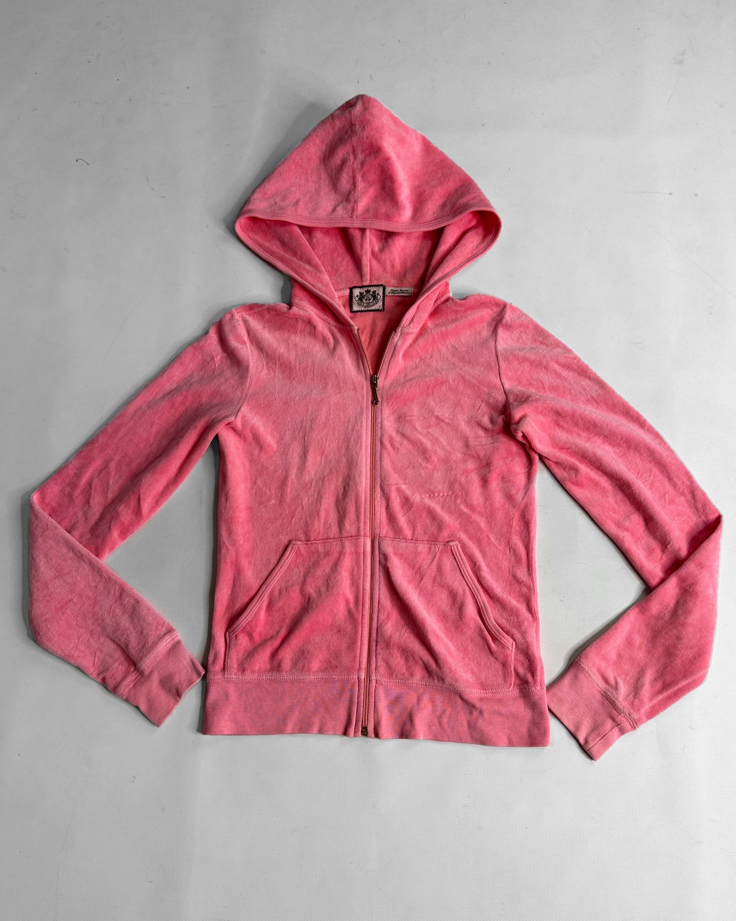 Black Juicy Couture 2000s Pink Velour Tracksuit