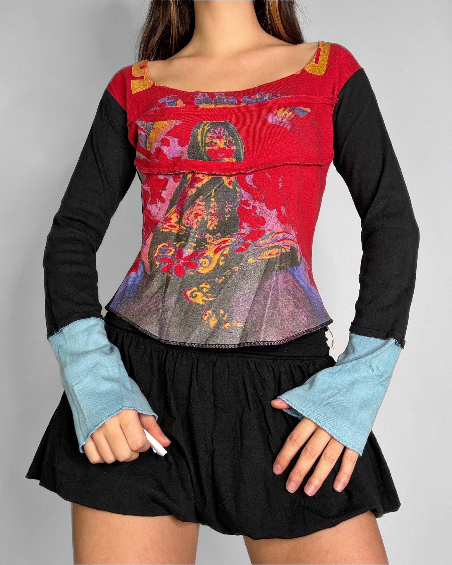 Vintage italian graphic top