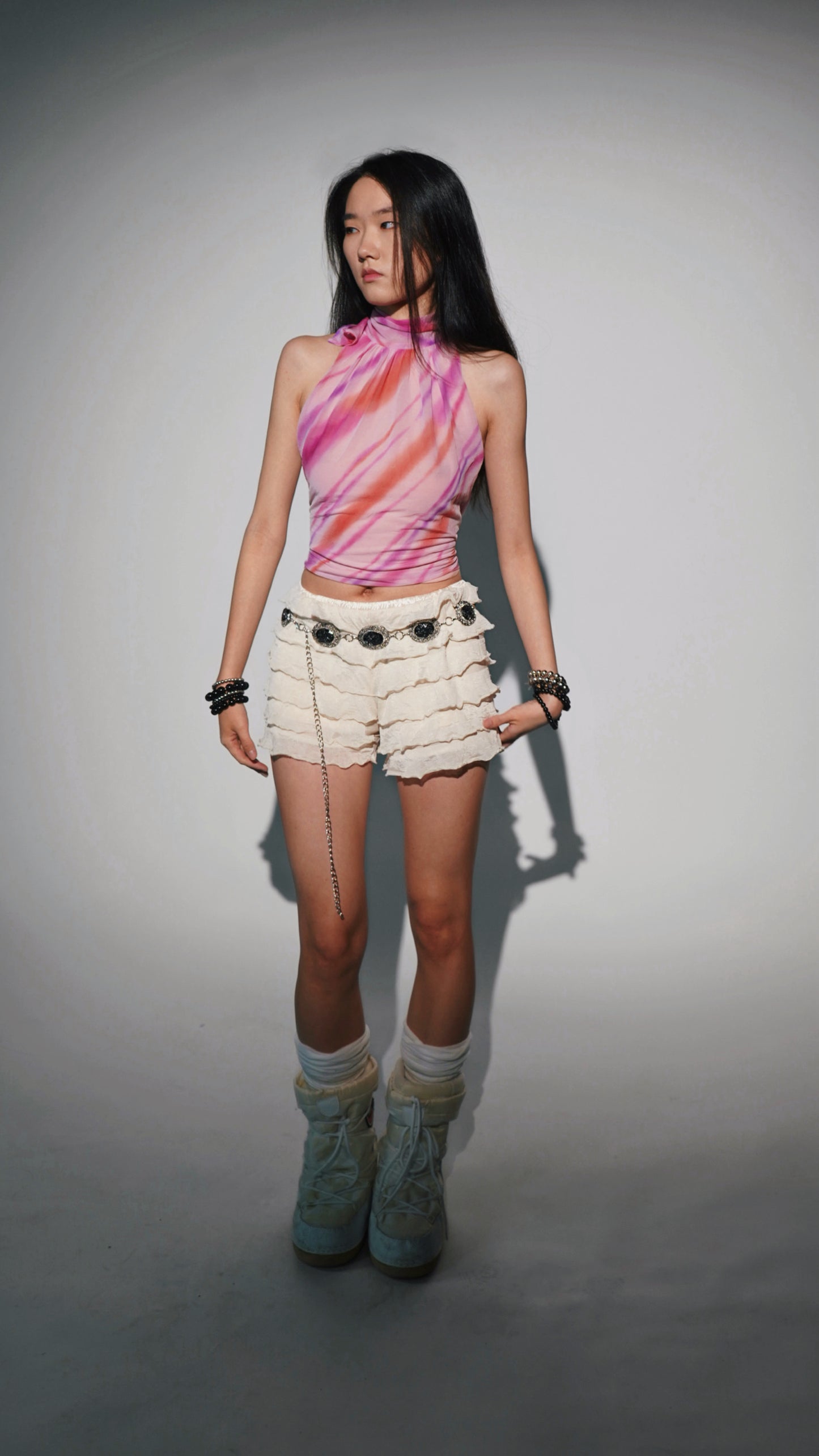 Vintage Y2K white bloomers coquette