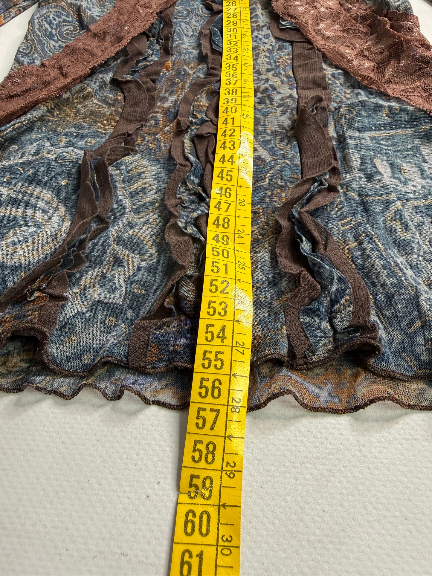 Vintage boho long sleeve top