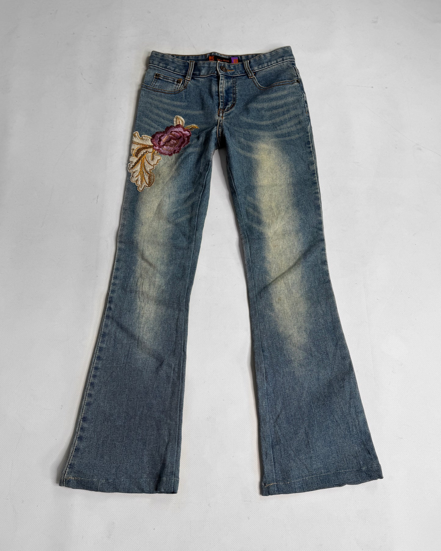Y2K Jeans Floral embroidery
