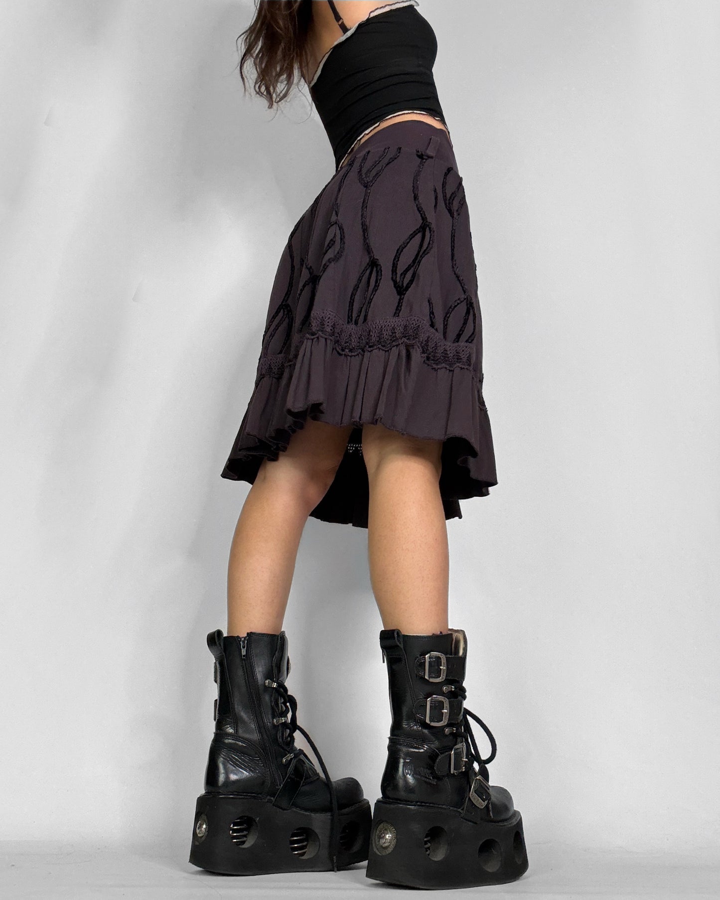 Vintage 2000s fairy midi skirt
