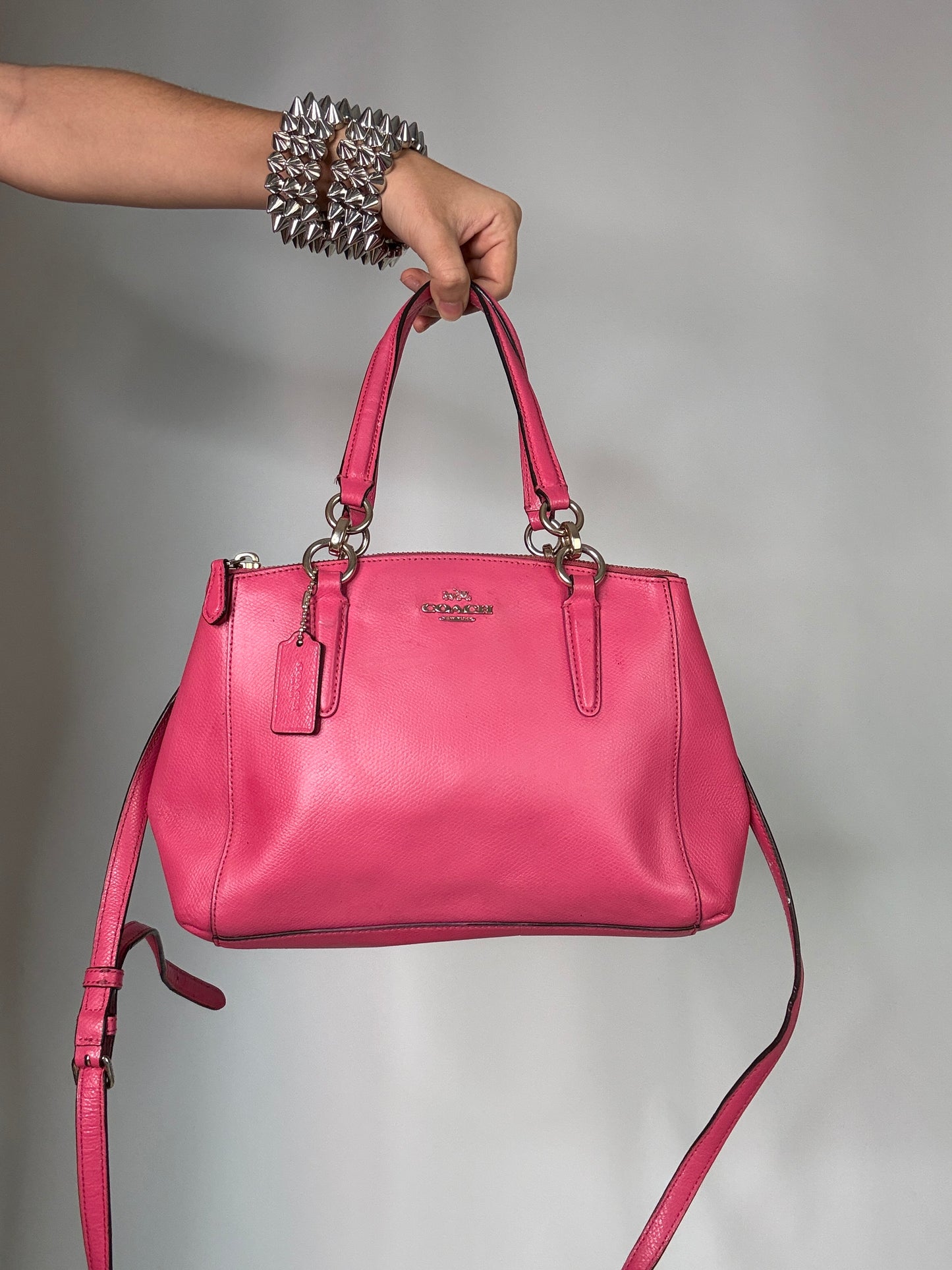 Pink Coach Vintage Bag
