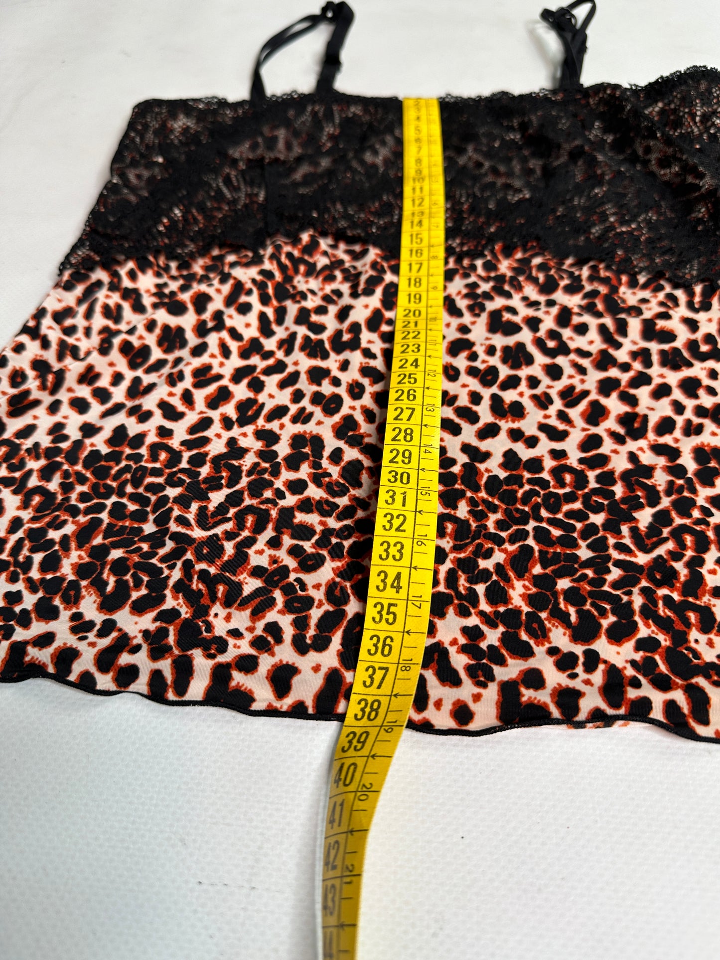 Vintage cheetah print Y2K top