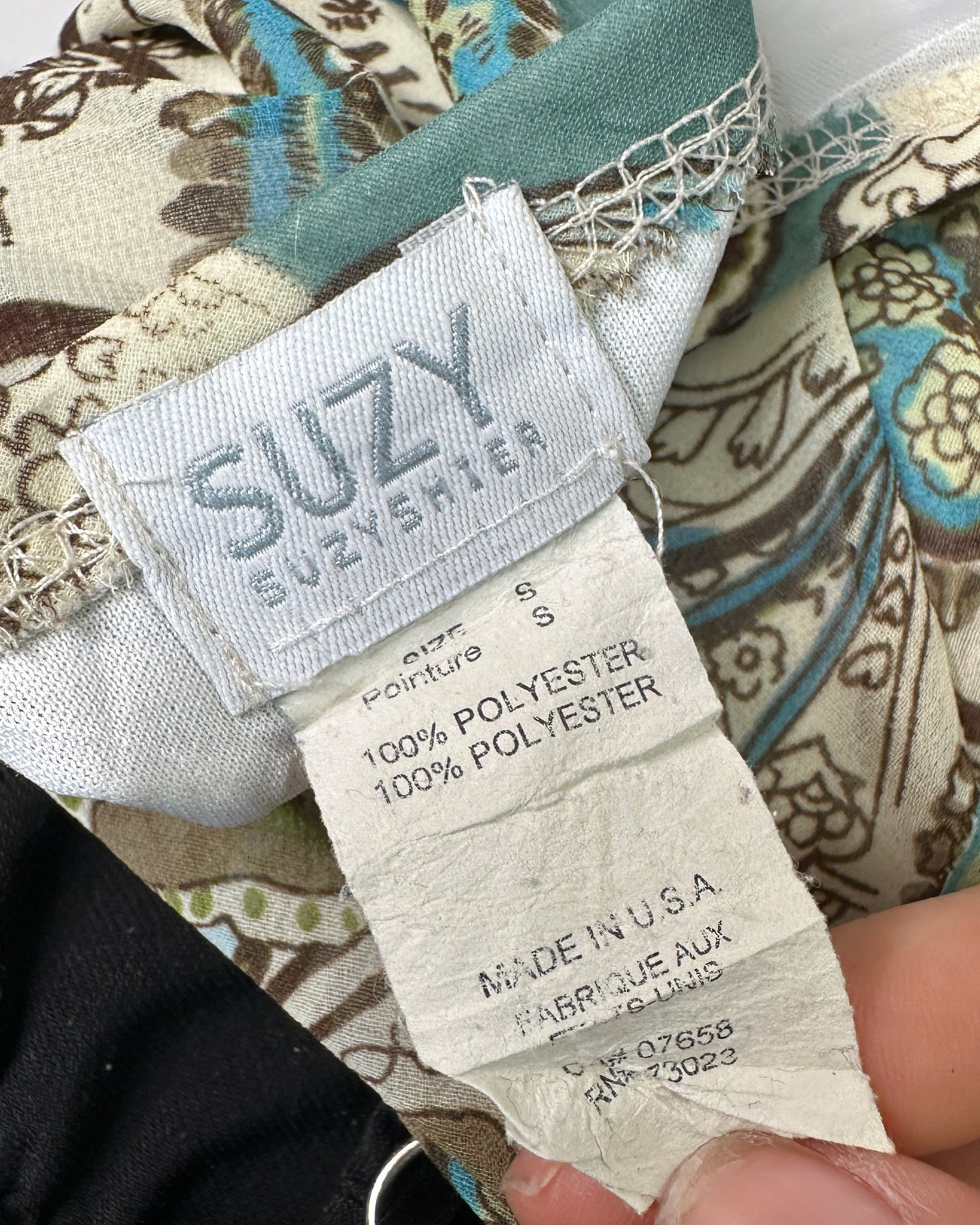 Vintage 2000s boho ibiza cami top