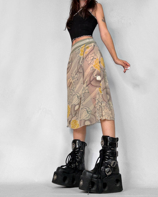 Vintage 2000s midi skirt