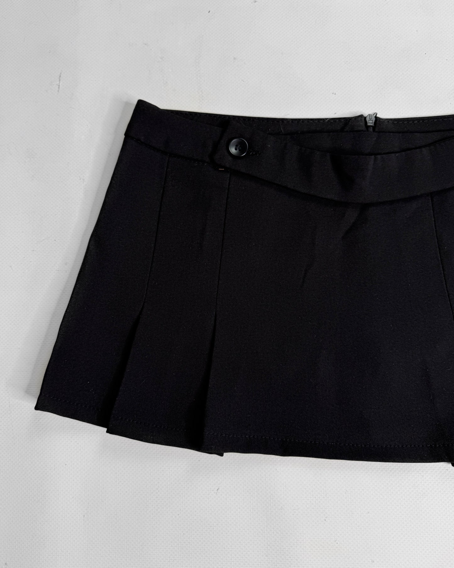Black office siren mini skirt