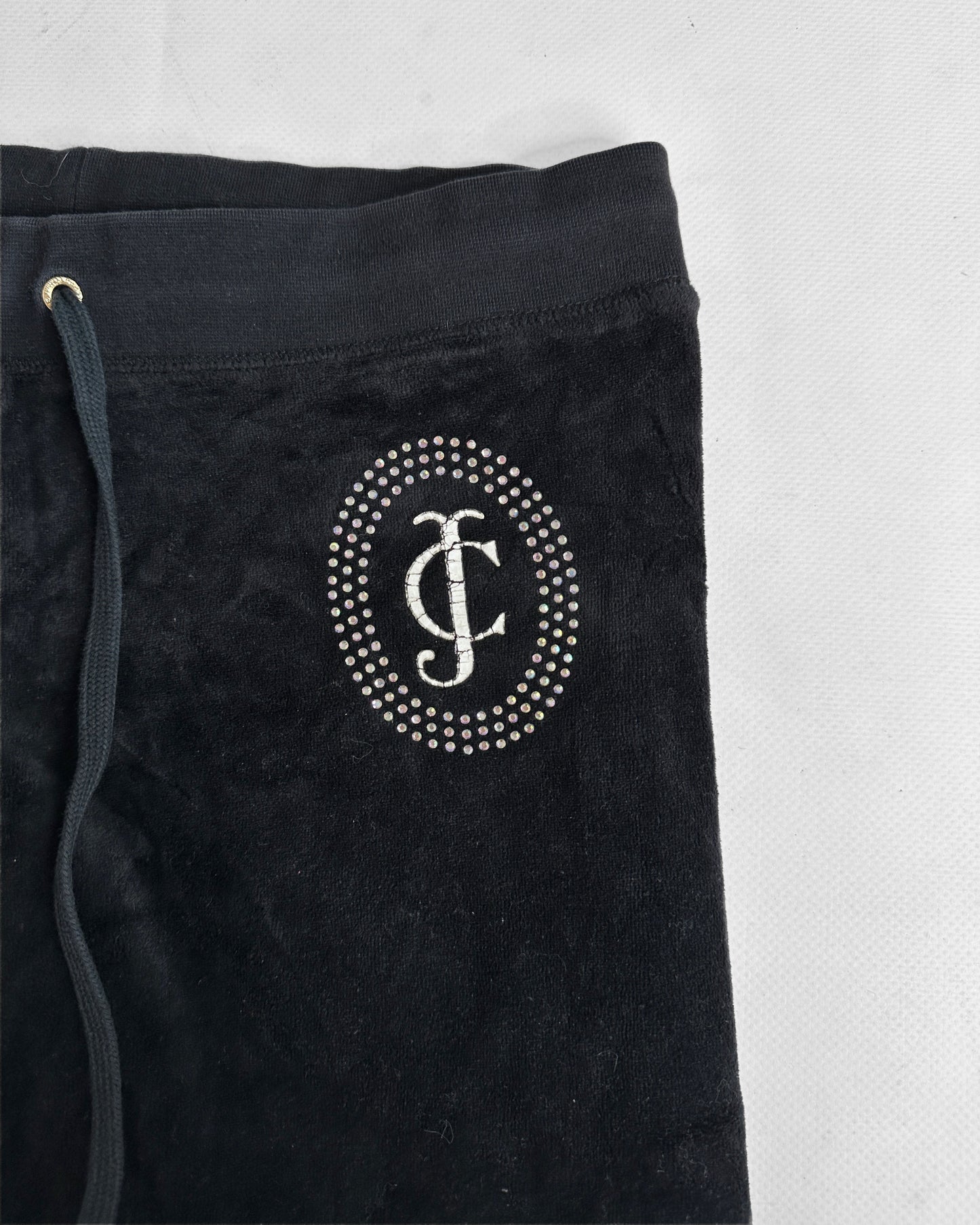 Black Juicy Couture 2000s Velour Tracksuit