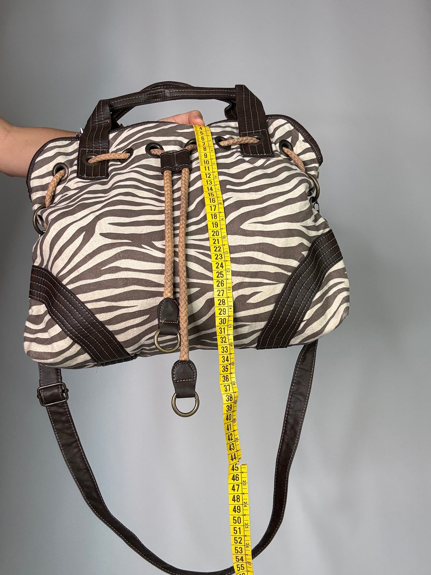 Vintage Y2K Zebra Bag