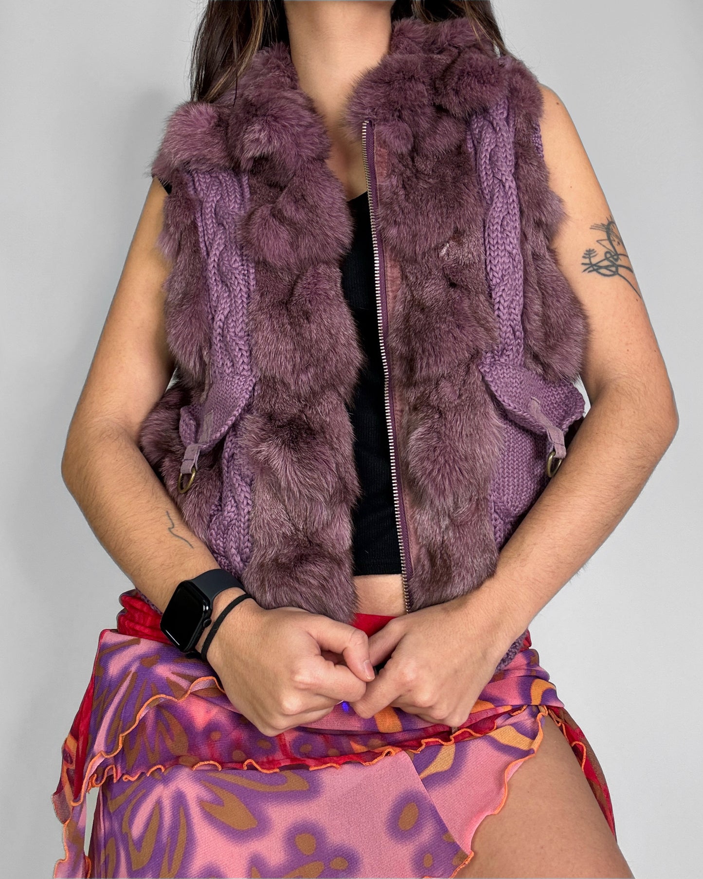 Vintage Real Fur vest