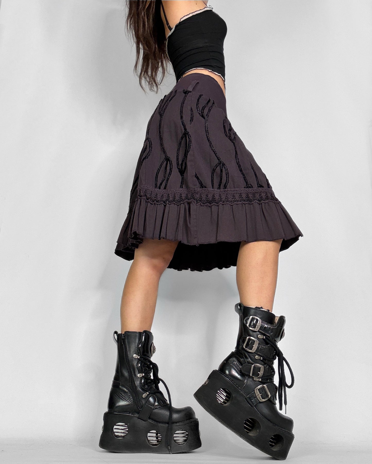 Vintage 2000s fairy midi skirt