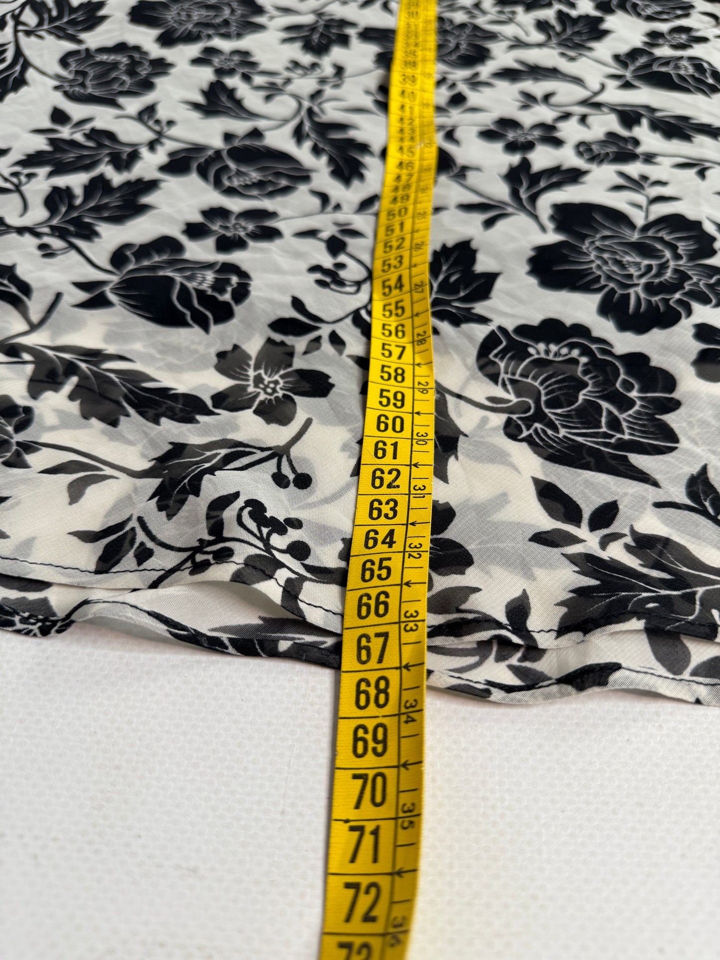 Vintage floral midi skirt