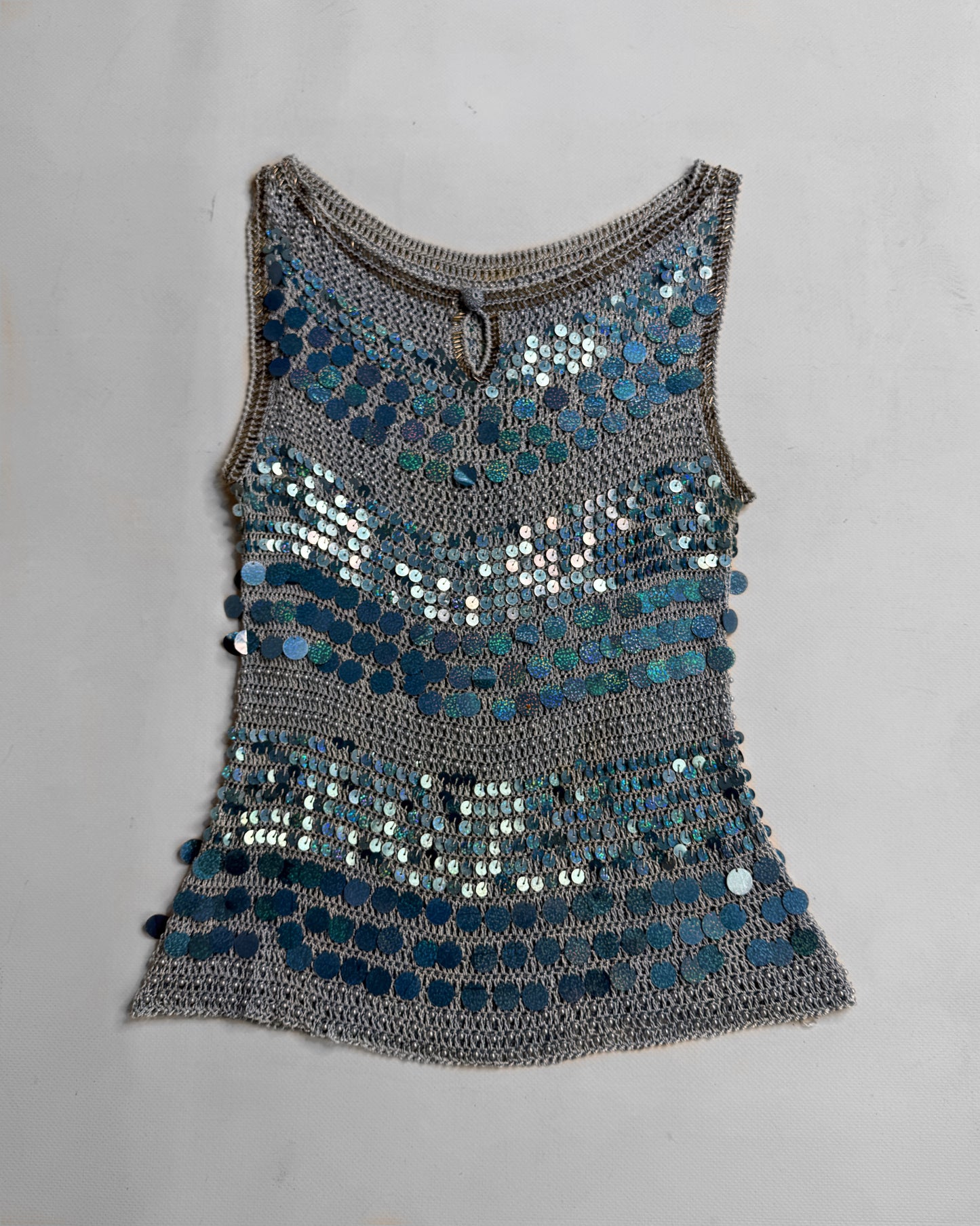 Vintage sequin top